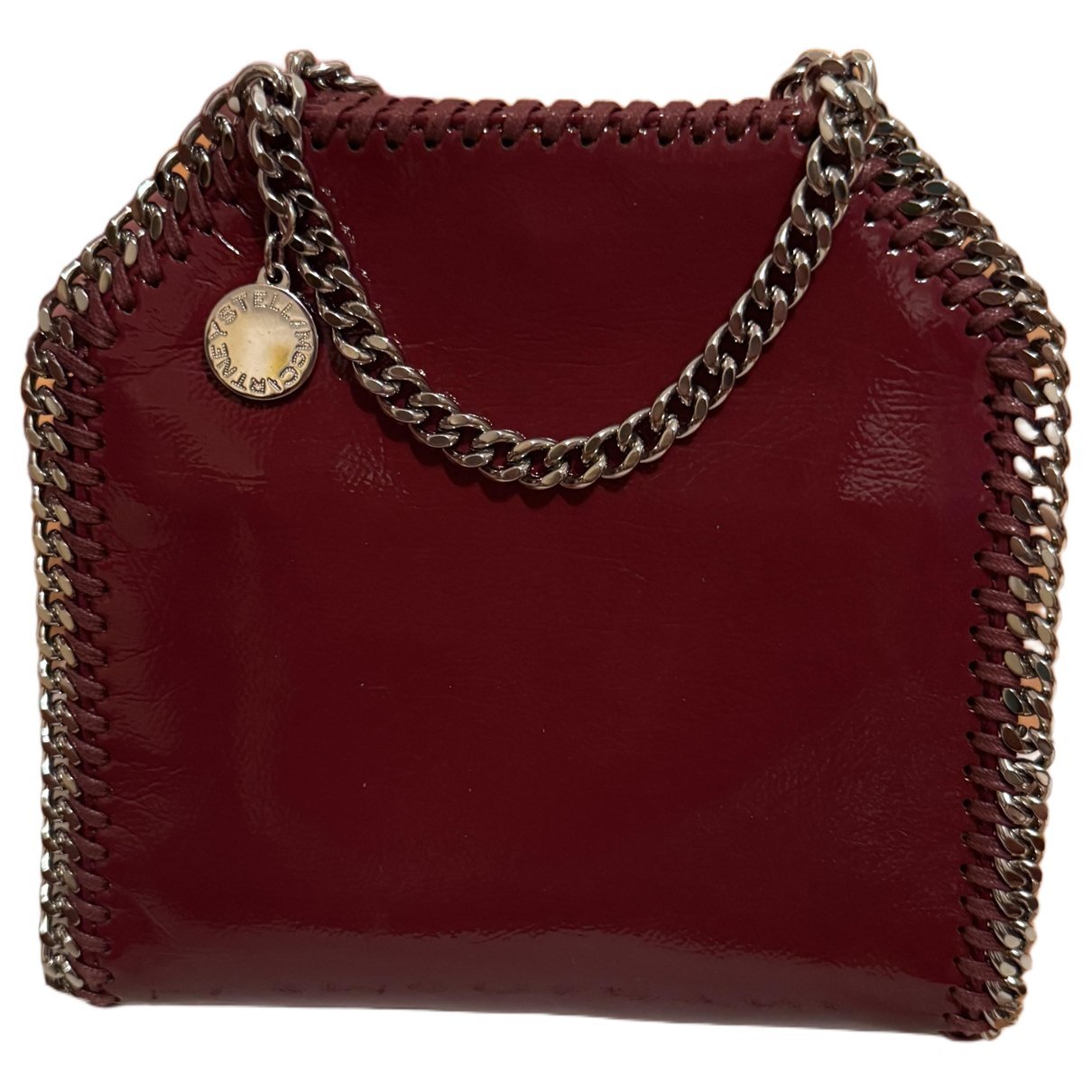 Falabella patent leather tote