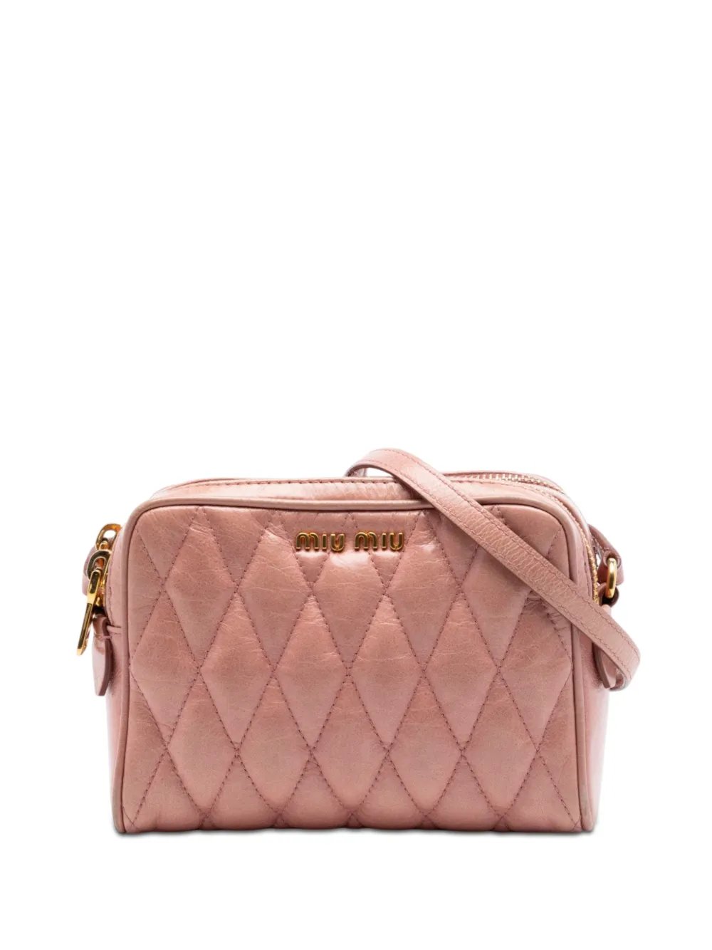 2010-2026 Matelasse Nappa Double Zip Camera Bag crossbody bag