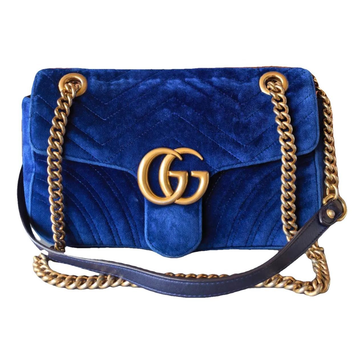 Marmont velvet crossbody bag