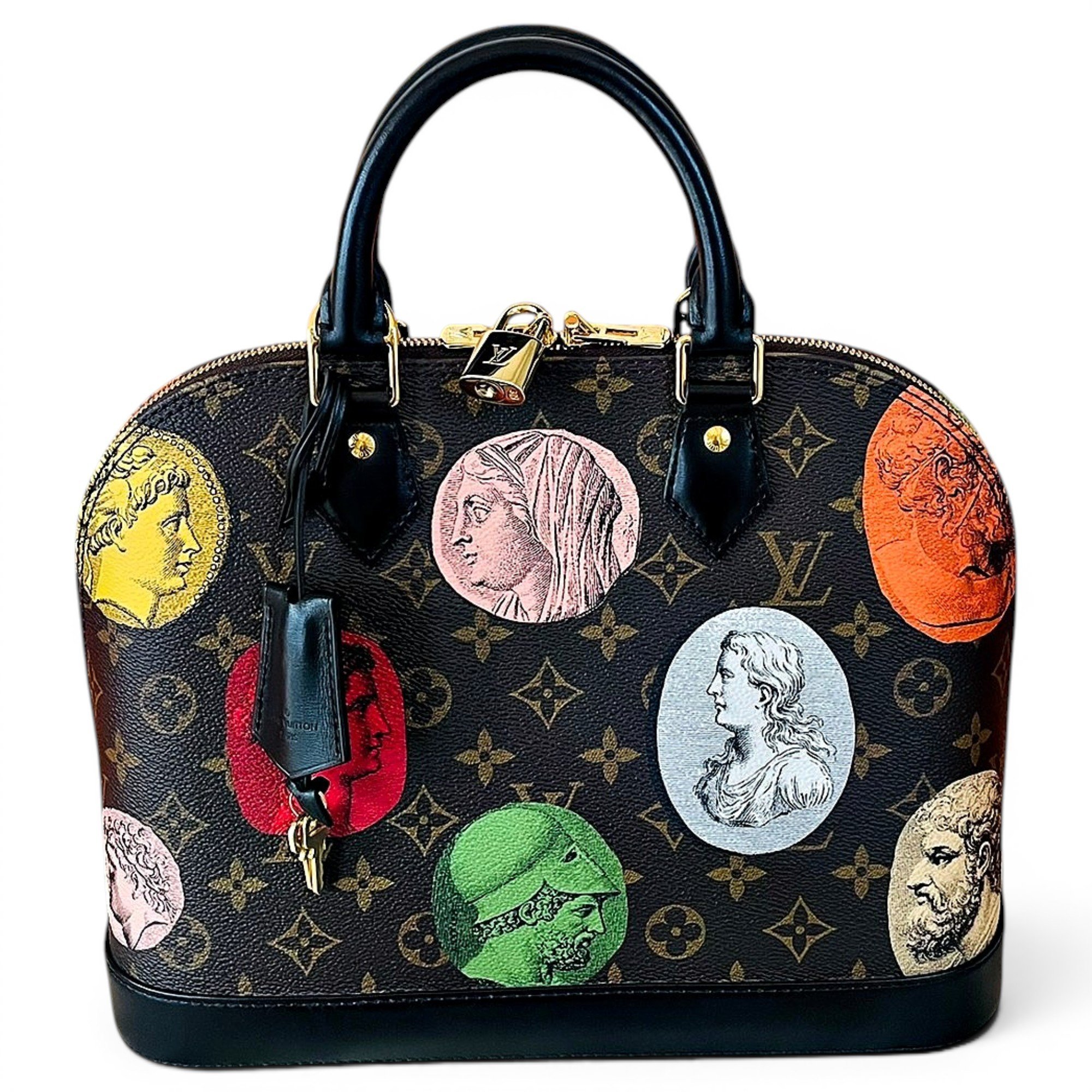 Alma leather handbag