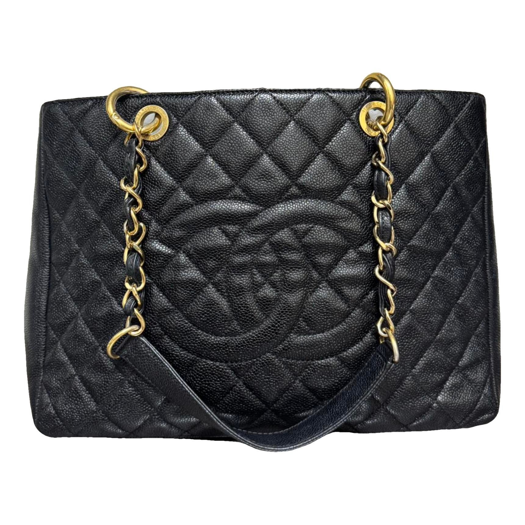 Grand shopping leather tote