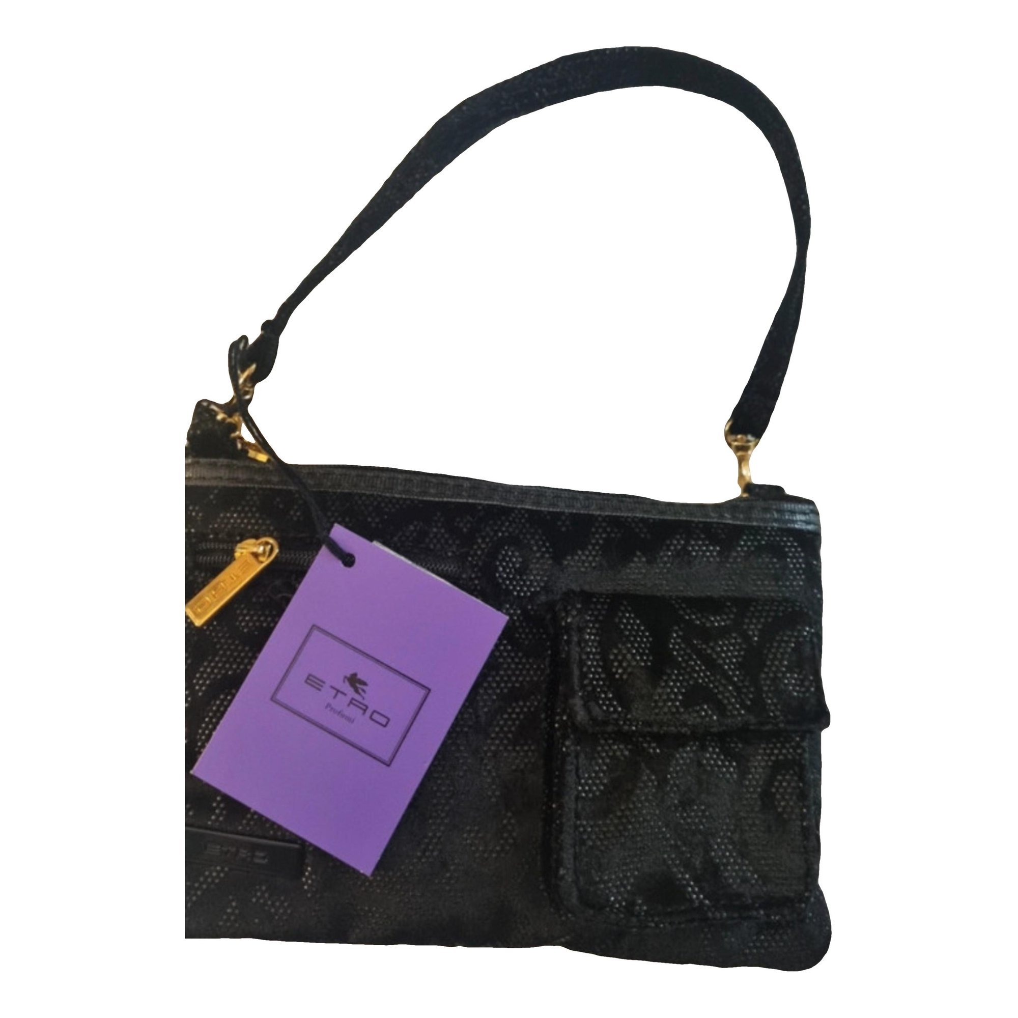 Velvet handbag