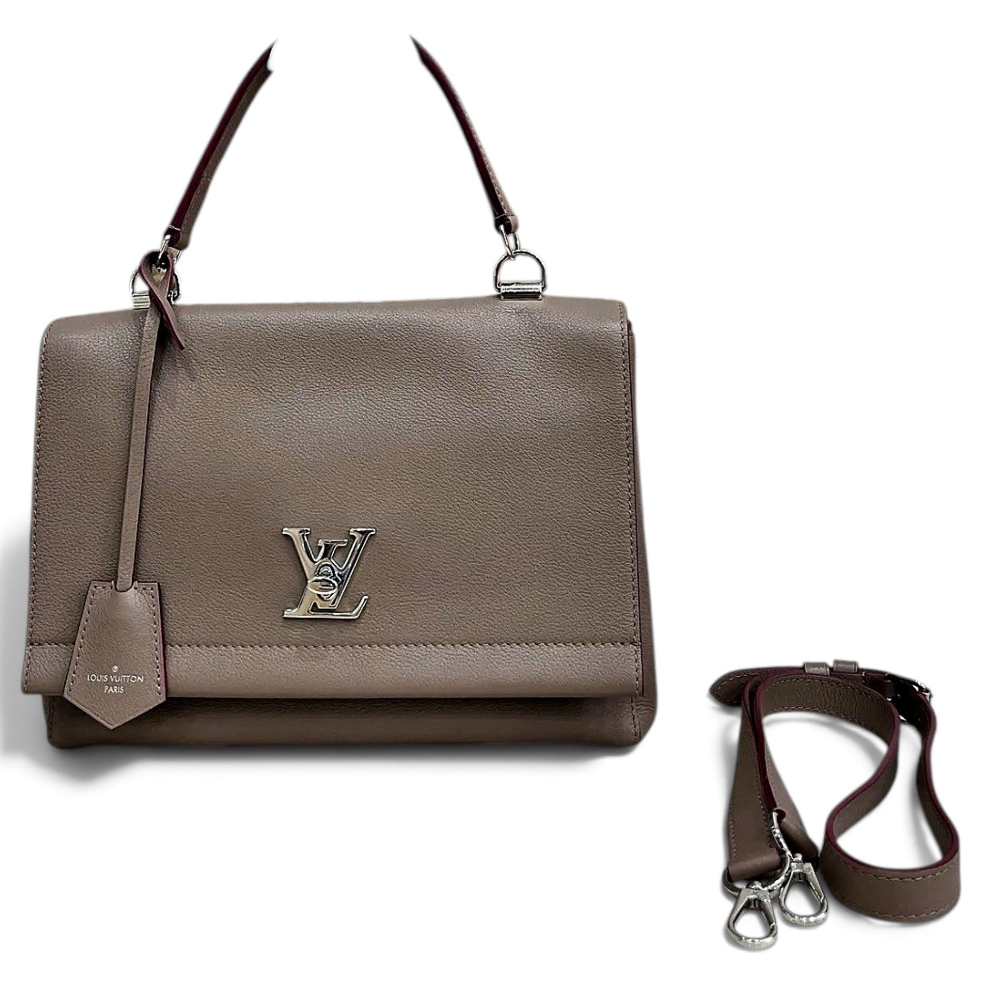 Lockme leather handbag