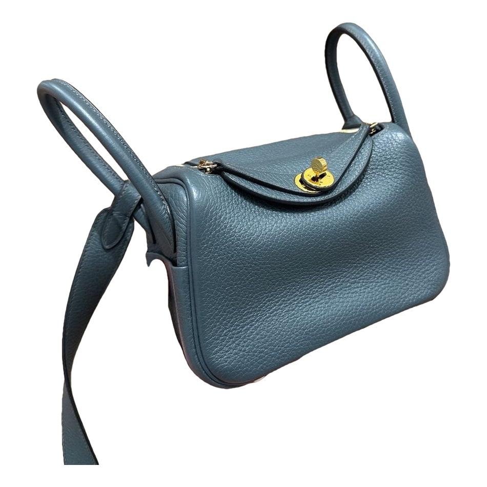 Hermes Lindy Handbag Clemence Leather