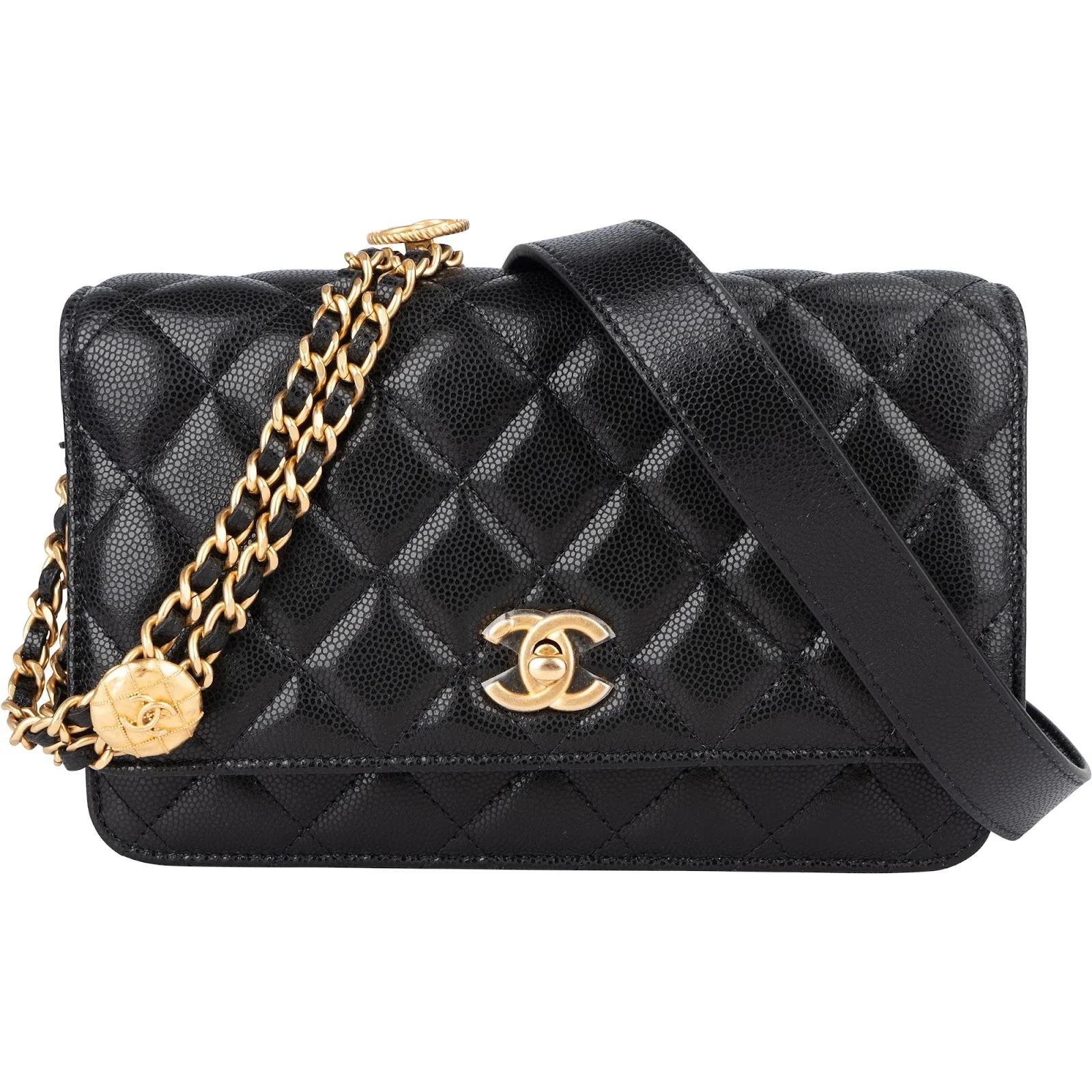 Wallet On Chain Timeless/Classique leather crossbody bag