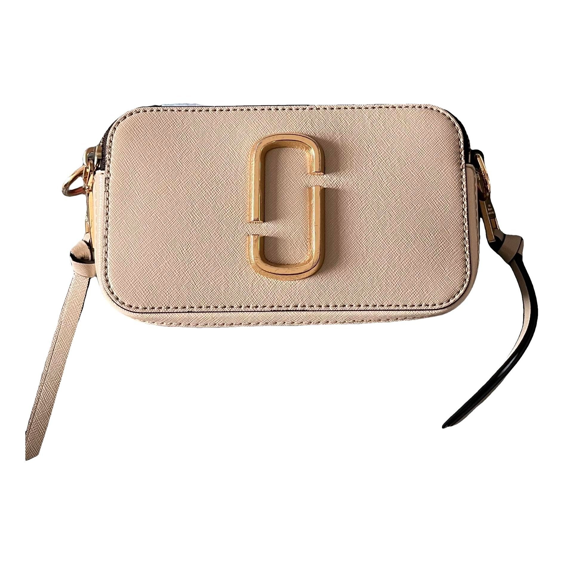 Snapshot leather clutch bag
