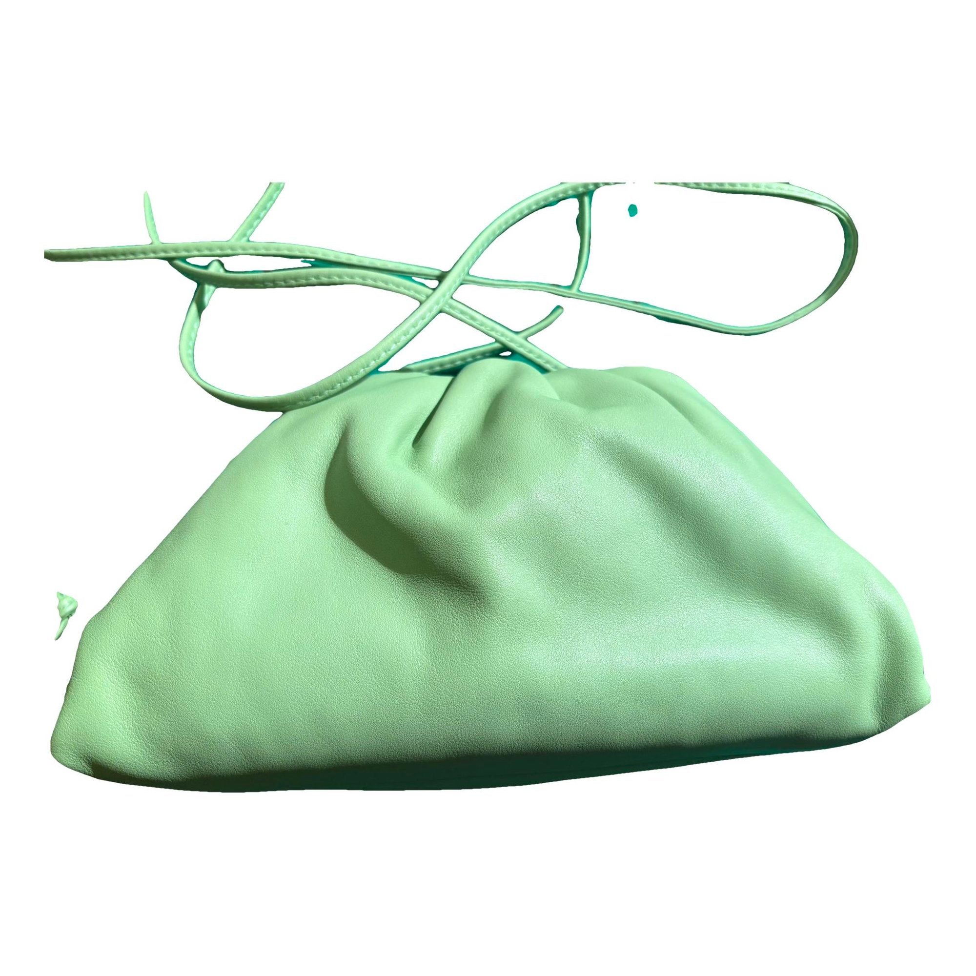 Pouch leather handbag