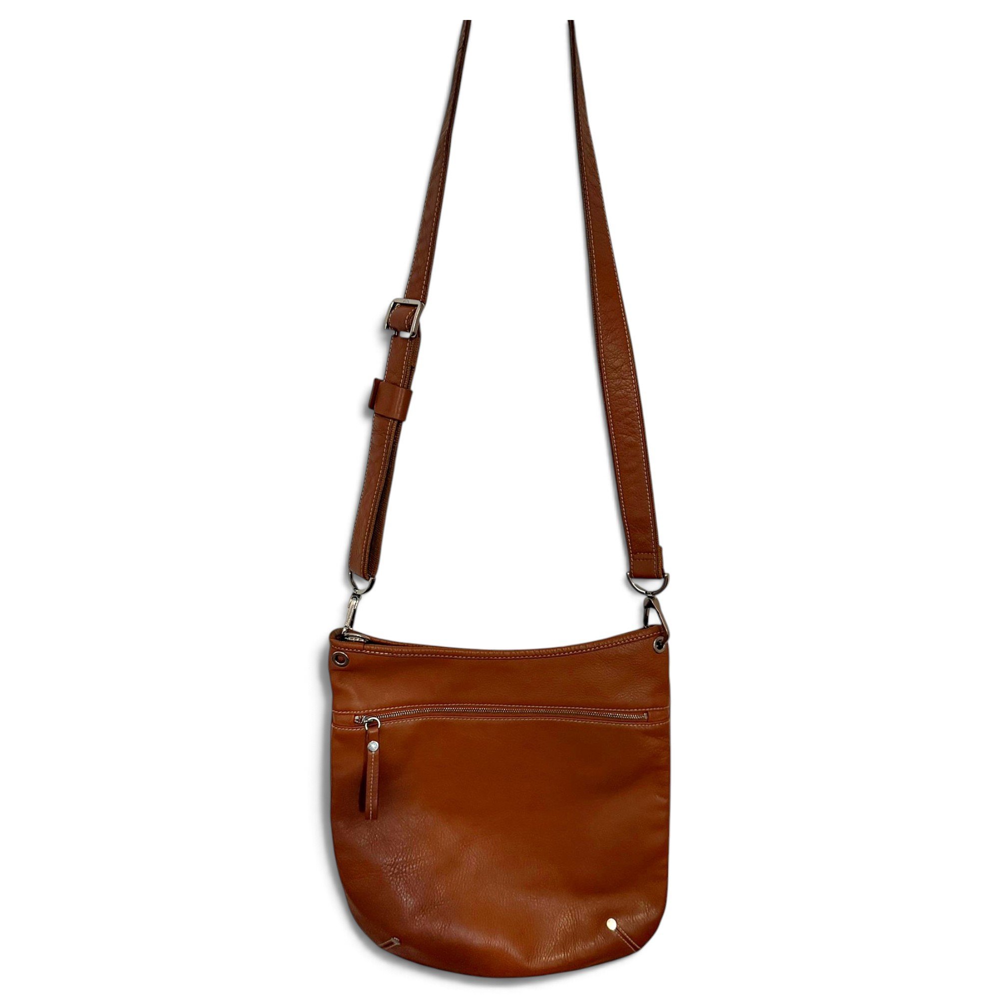Leather crossbody bag