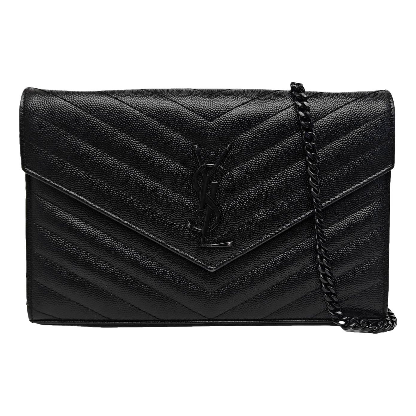 Baby monogramme leather handbag