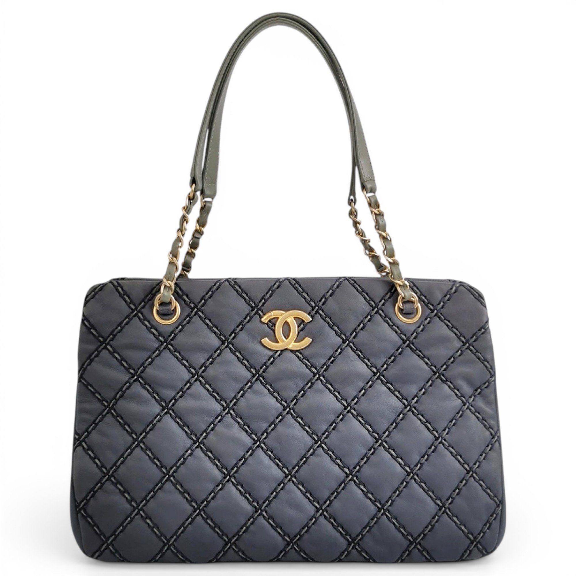 Wild Stitch leather tote