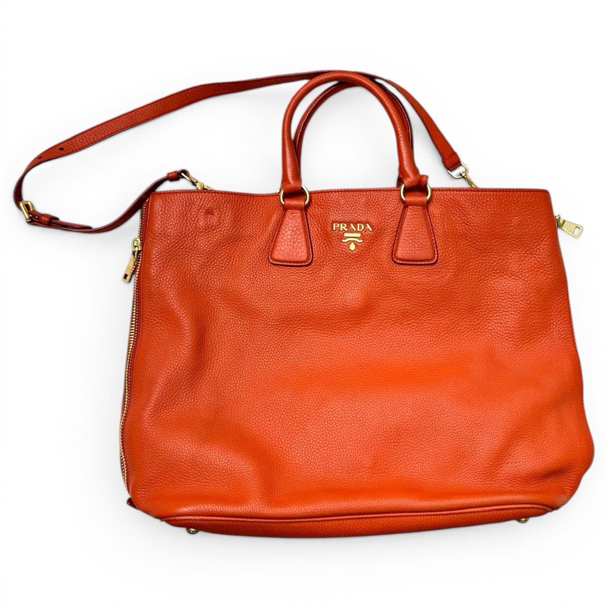 Leather tote