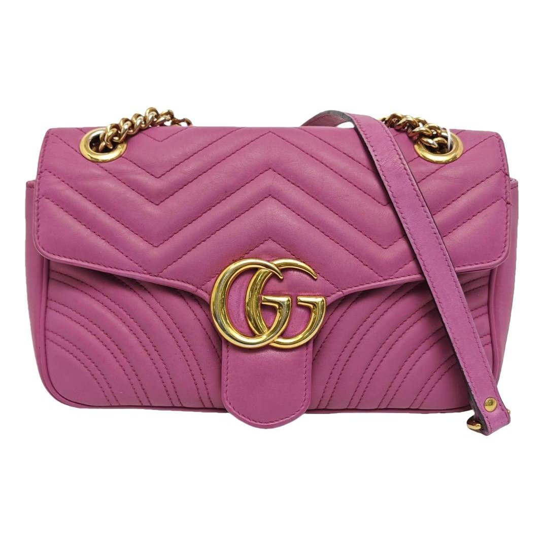 GG Marmont Flap leather crossbody bag