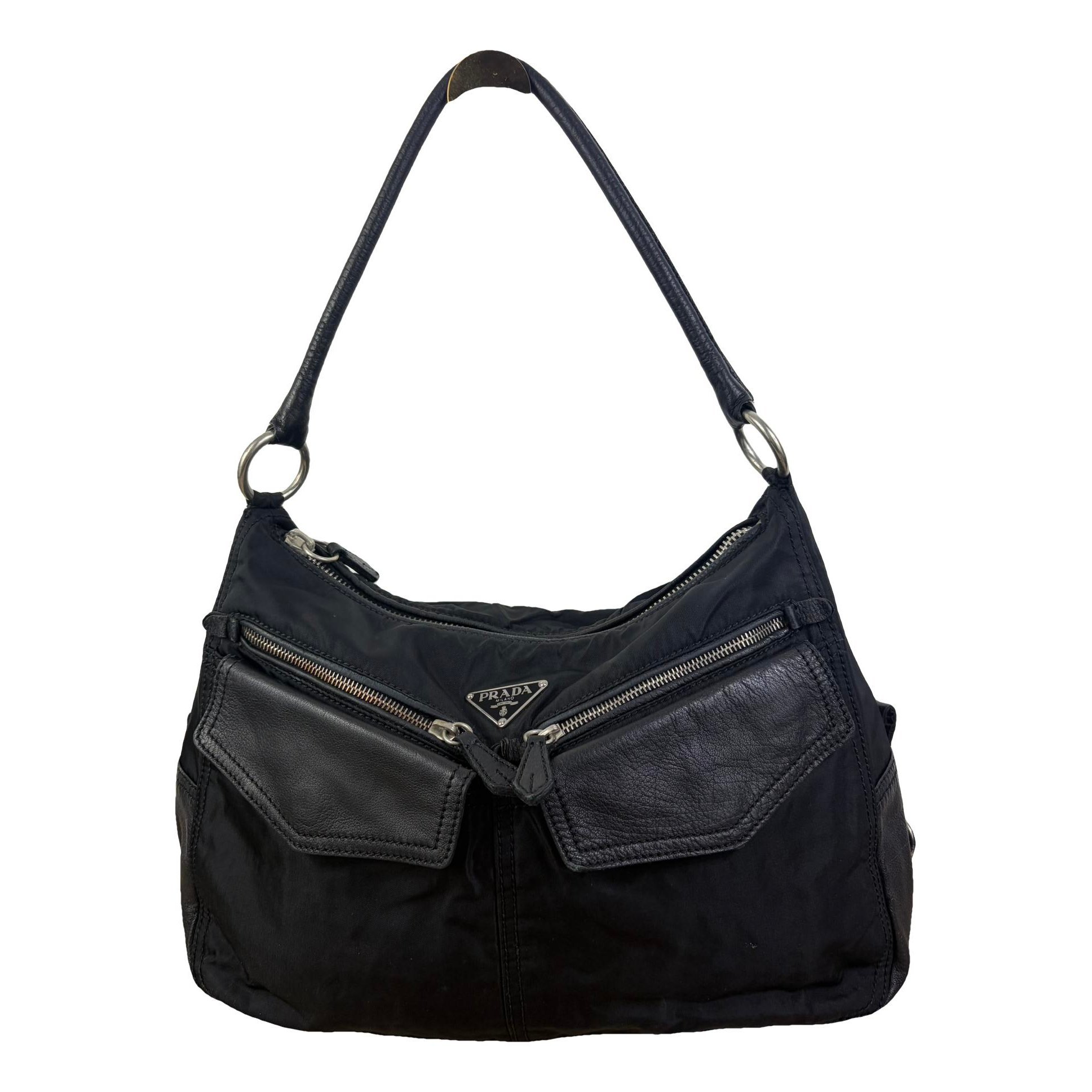 Re-Nylon cloth handbag