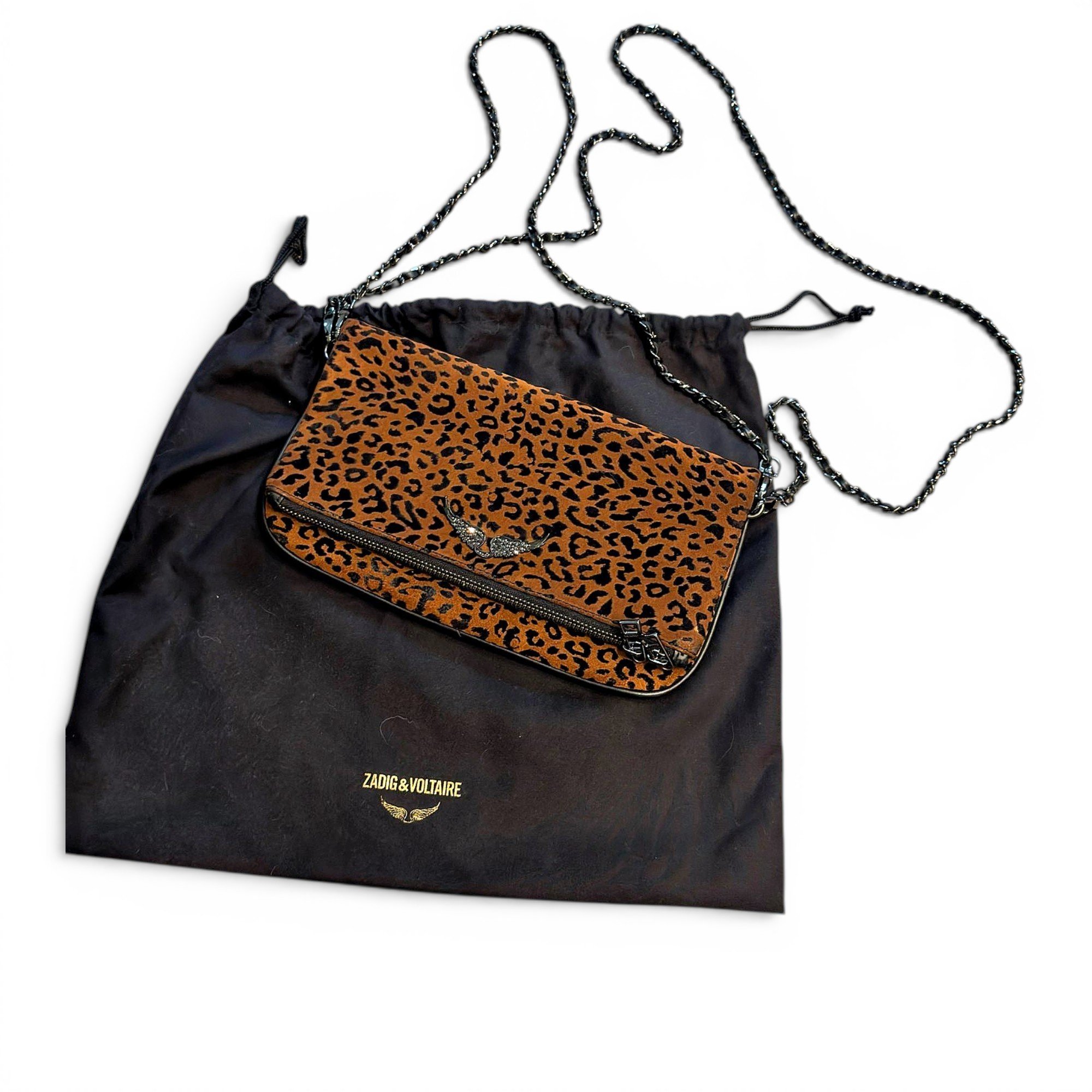 Rock pony-style calfskin crossbody bag