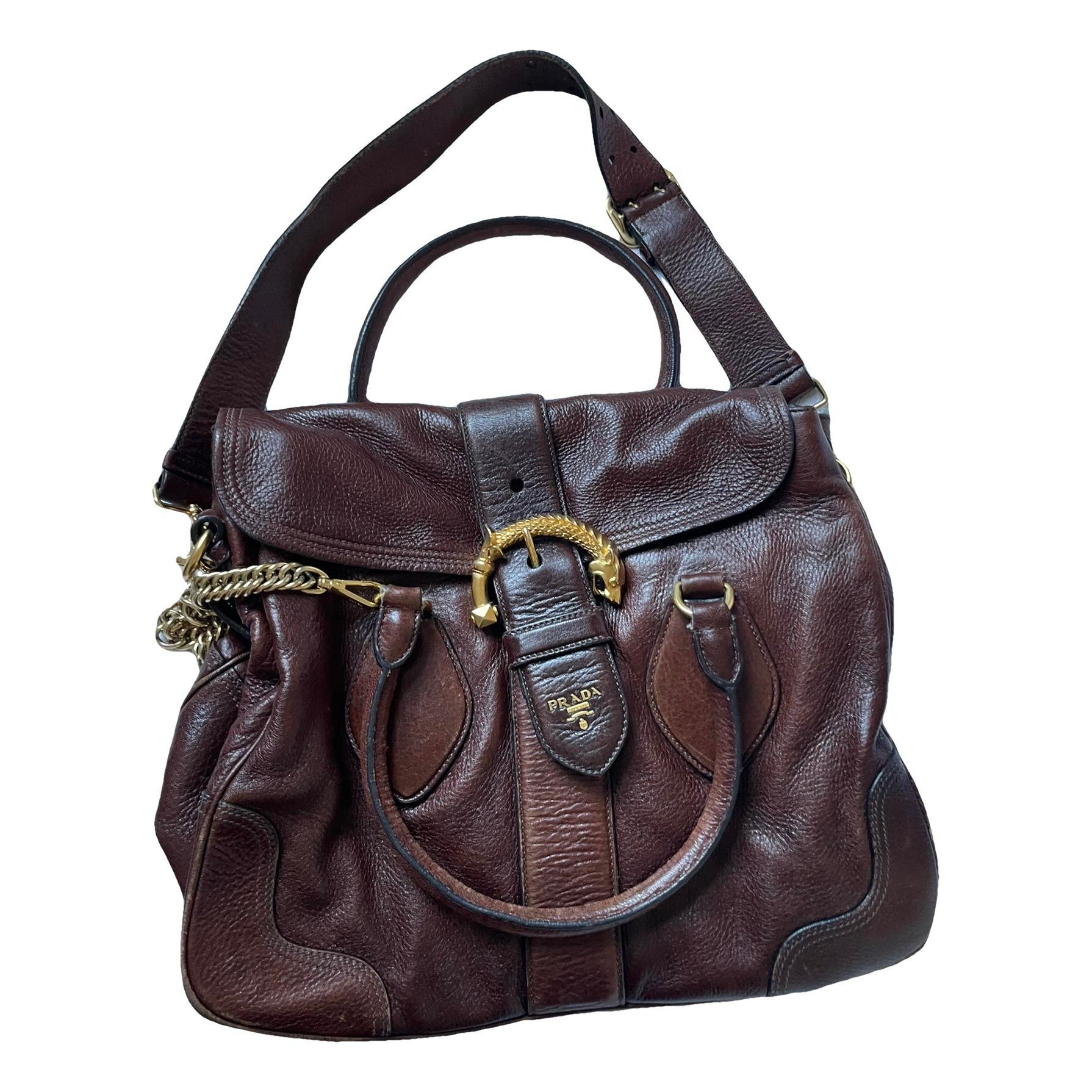 Leather handbag