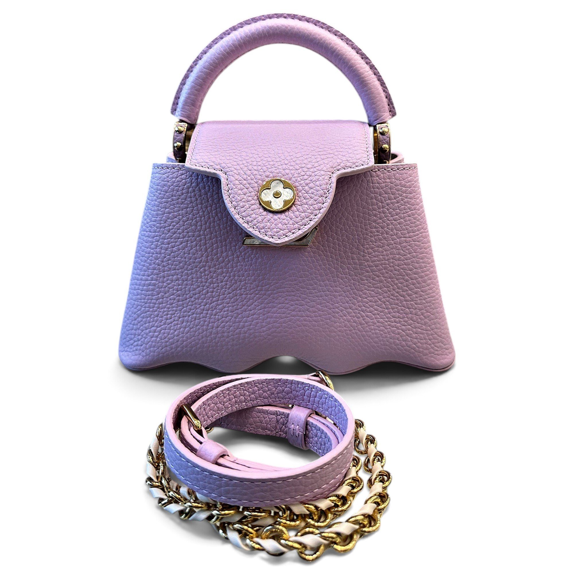 Capucines leather handbag