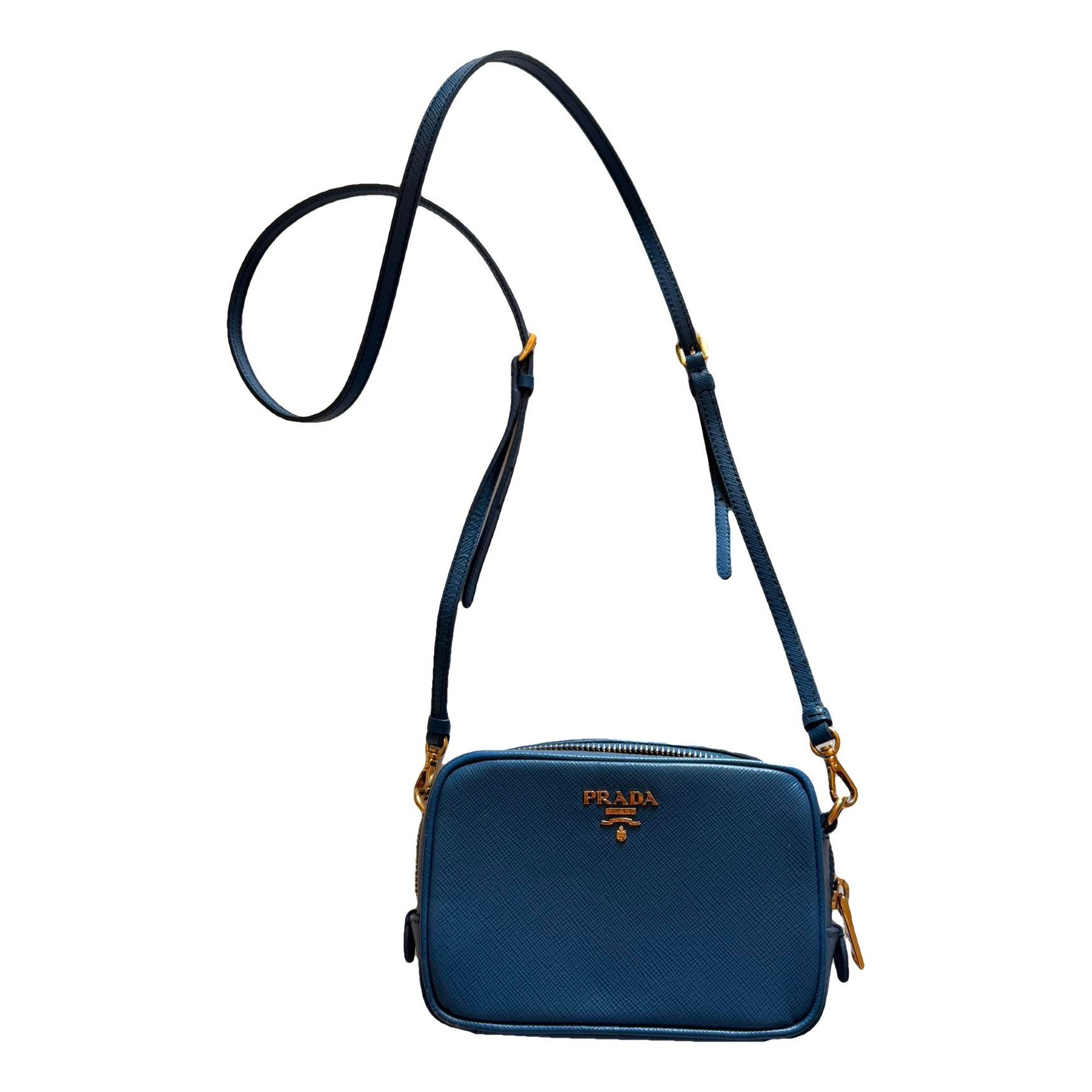 Diagramme leather crossbody bag