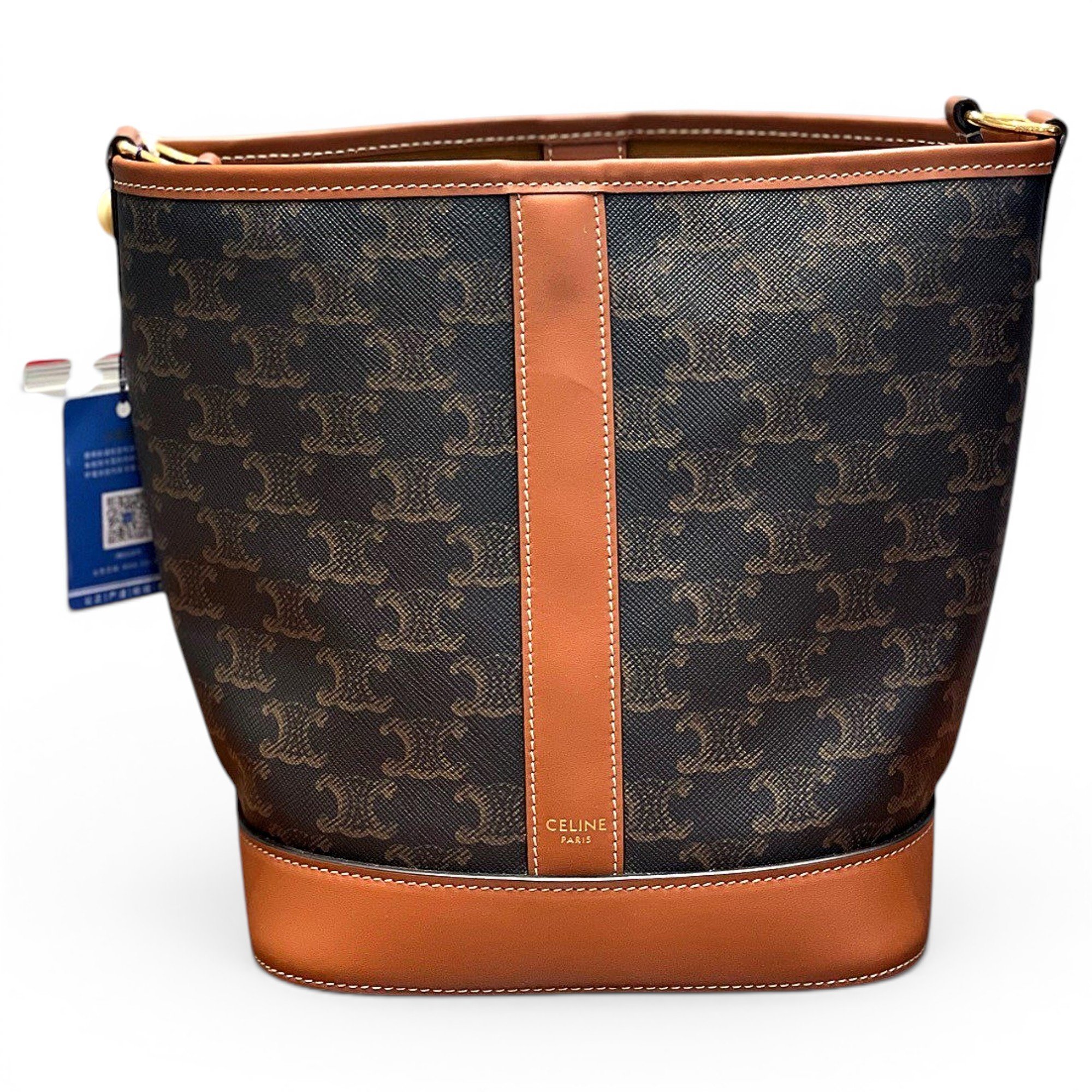 SAC SEAU leather handbag