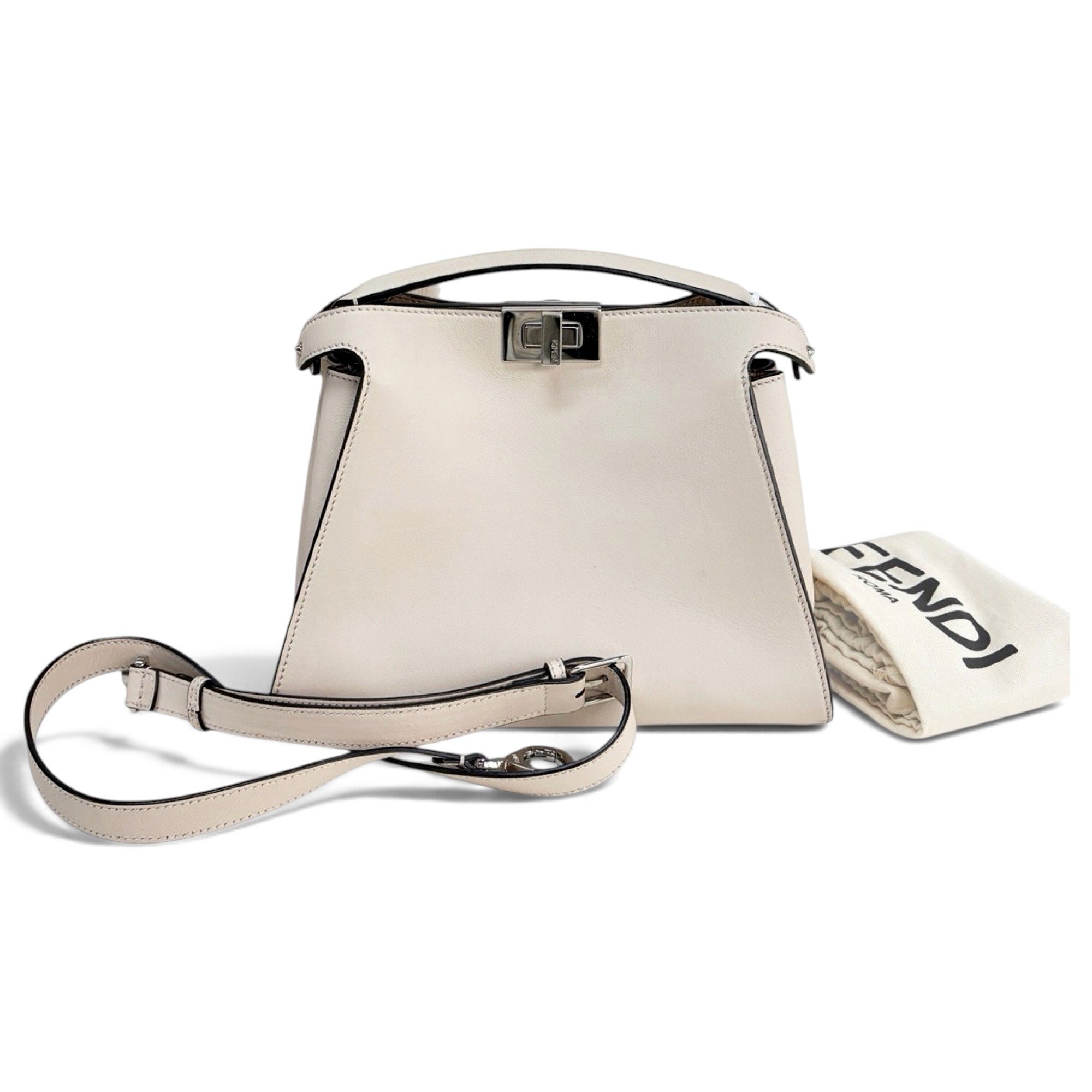 Peekaboo leather handbag