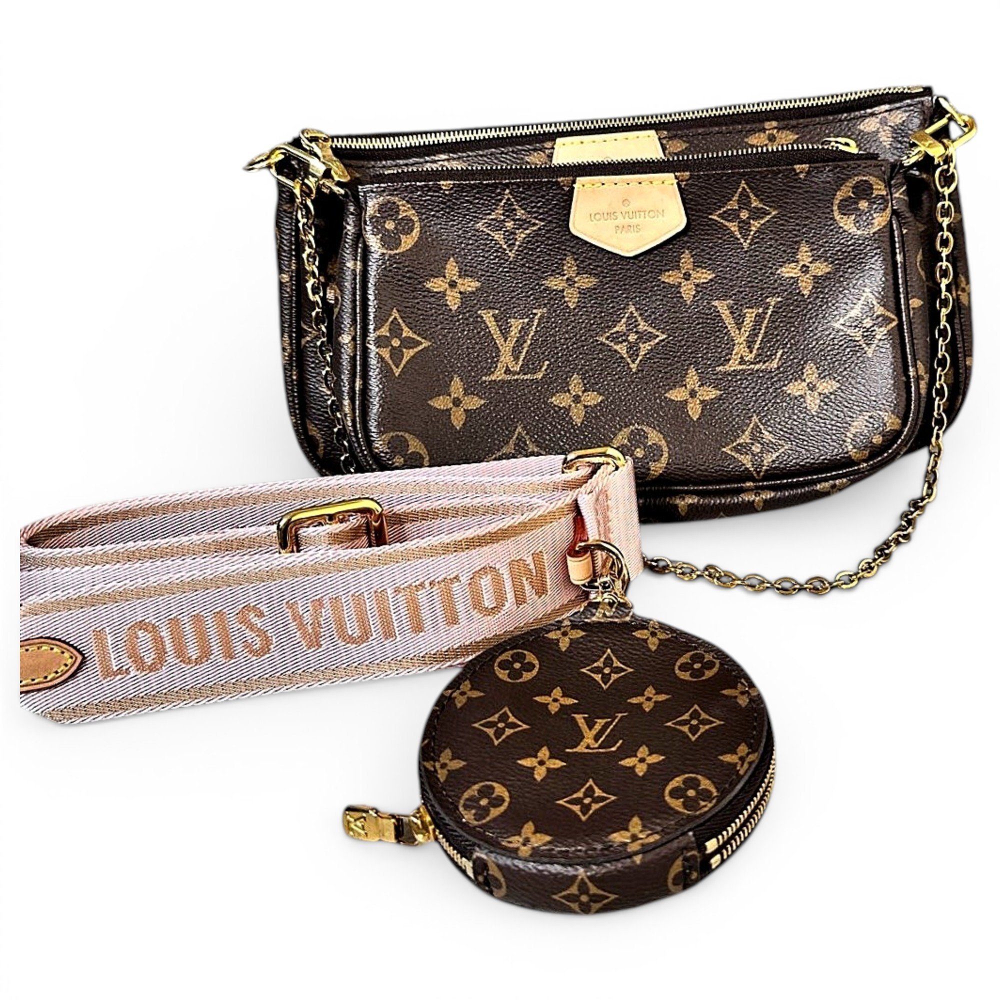 Multi Pochette Accessoires leather handbag