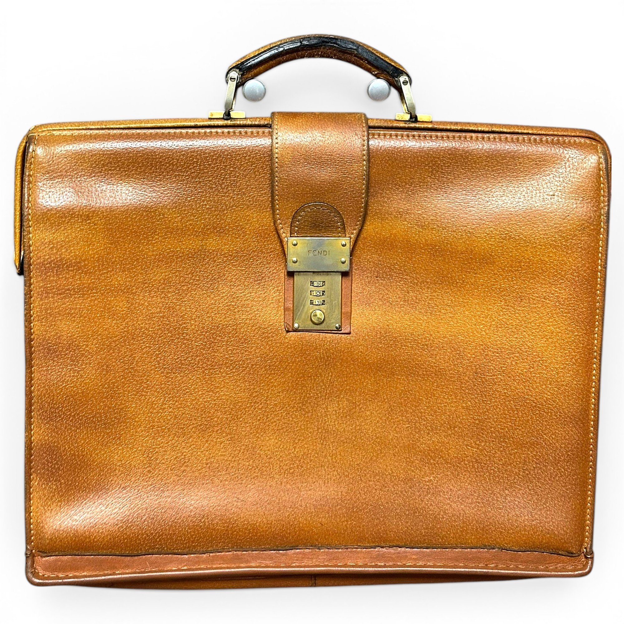 Leather satchel