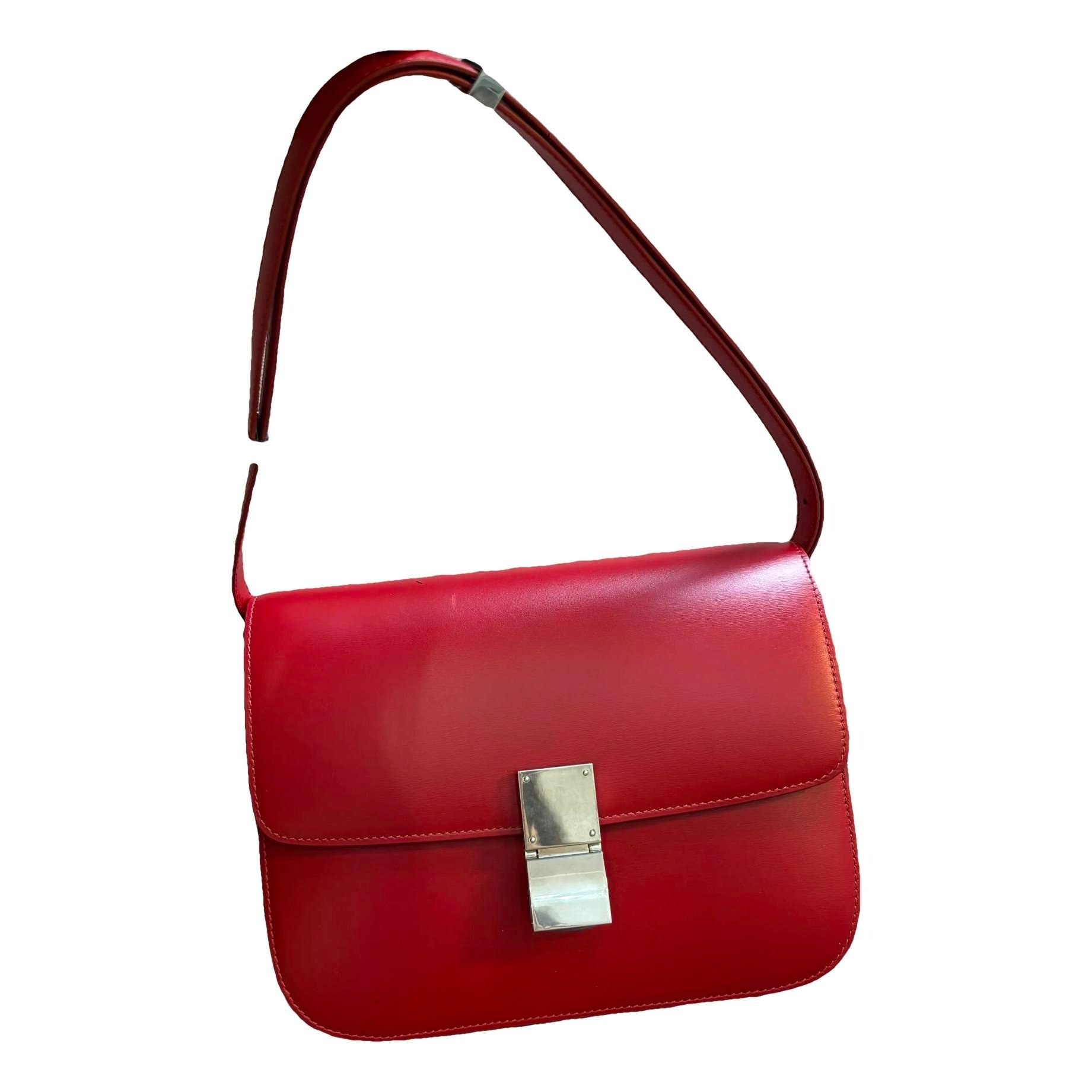 Classic leather crossbody bag