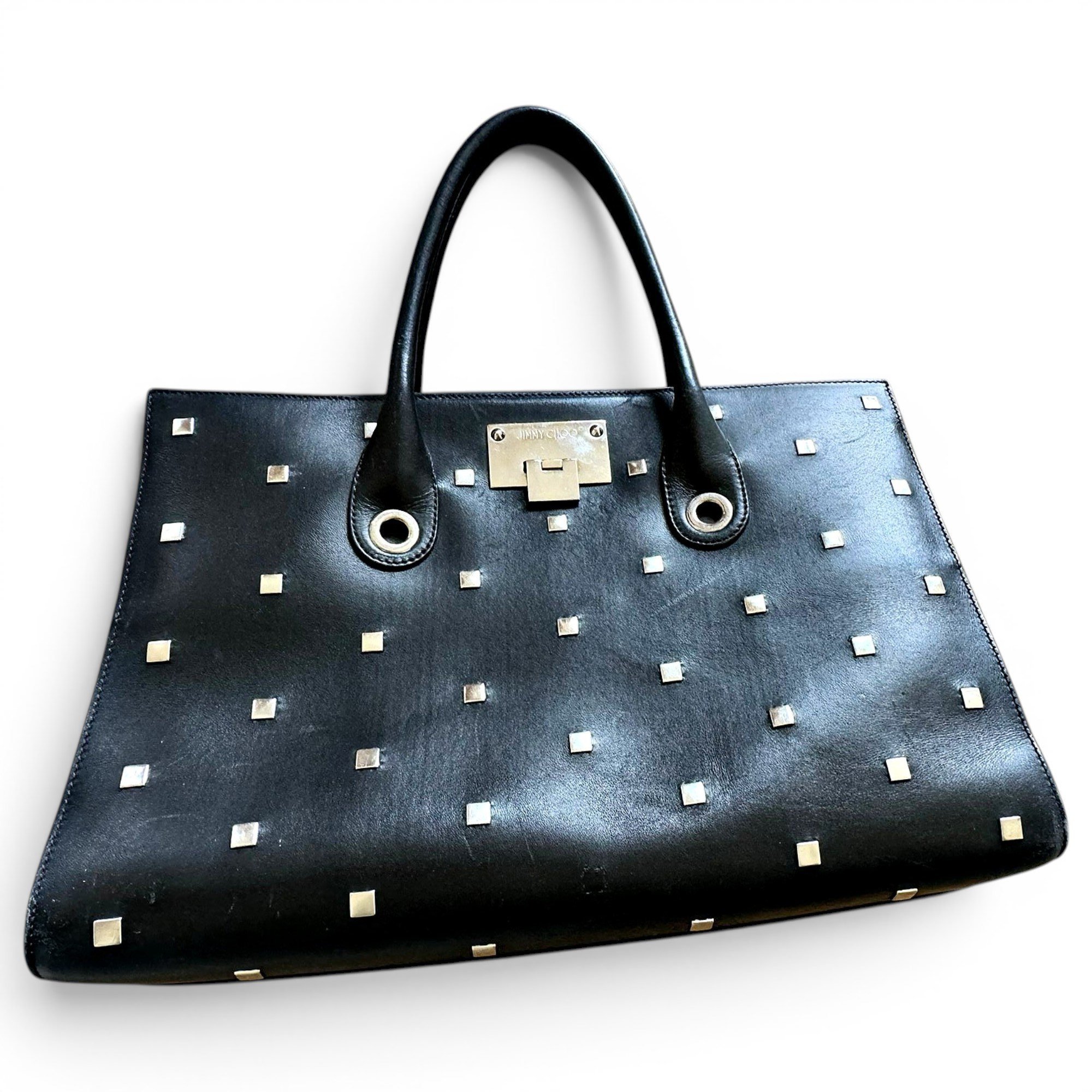 Riley leather handbag