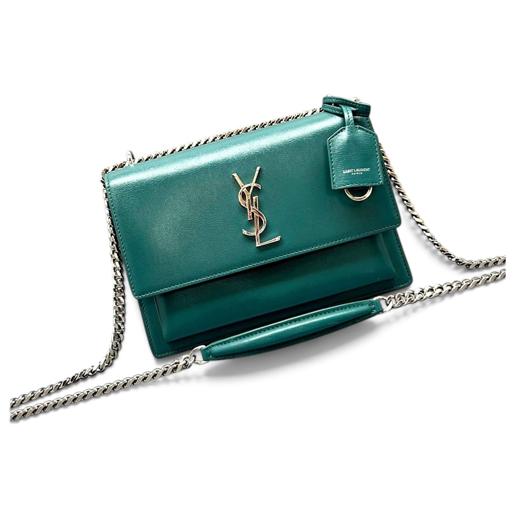 Sunset leather handbag