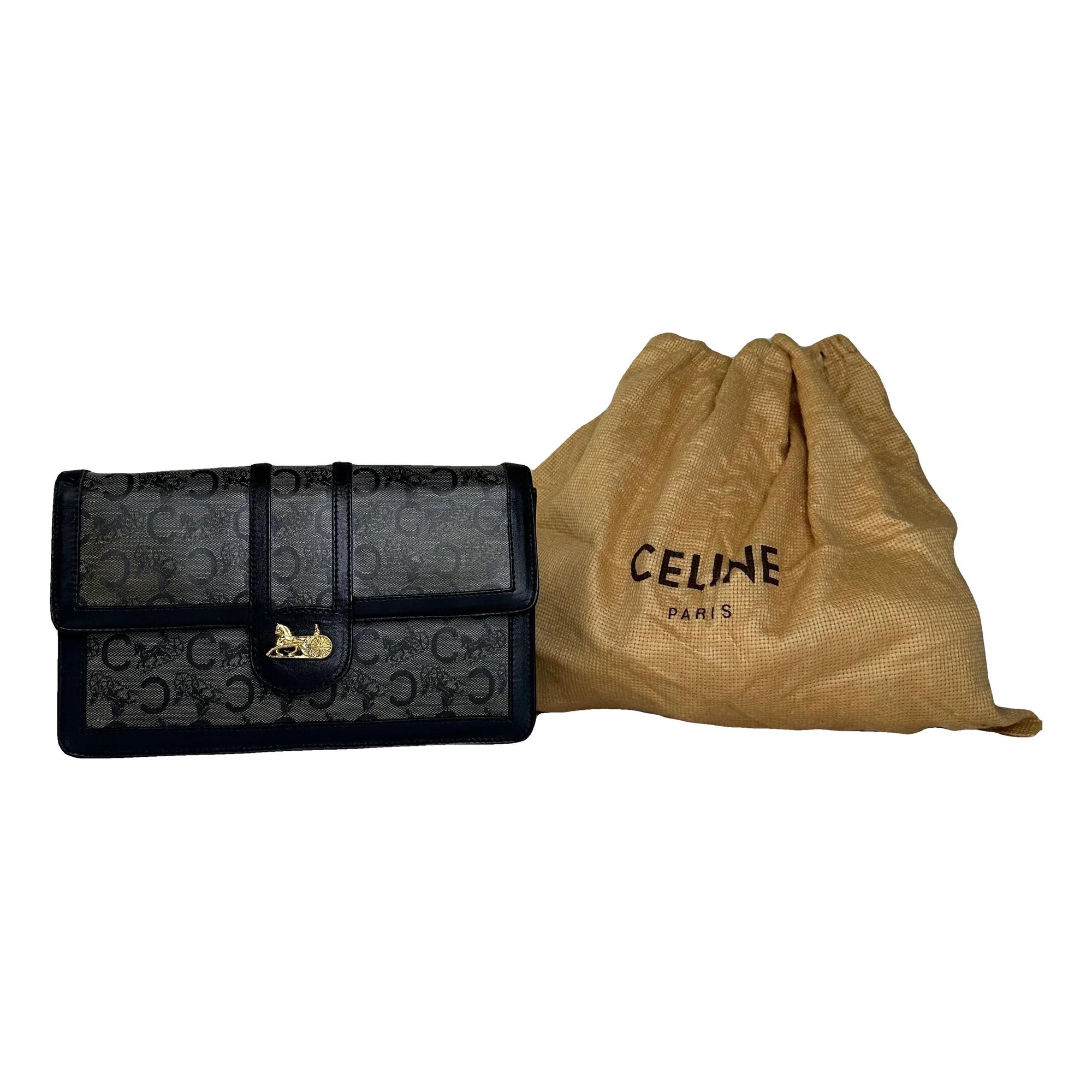 Triomphe leather mini bag