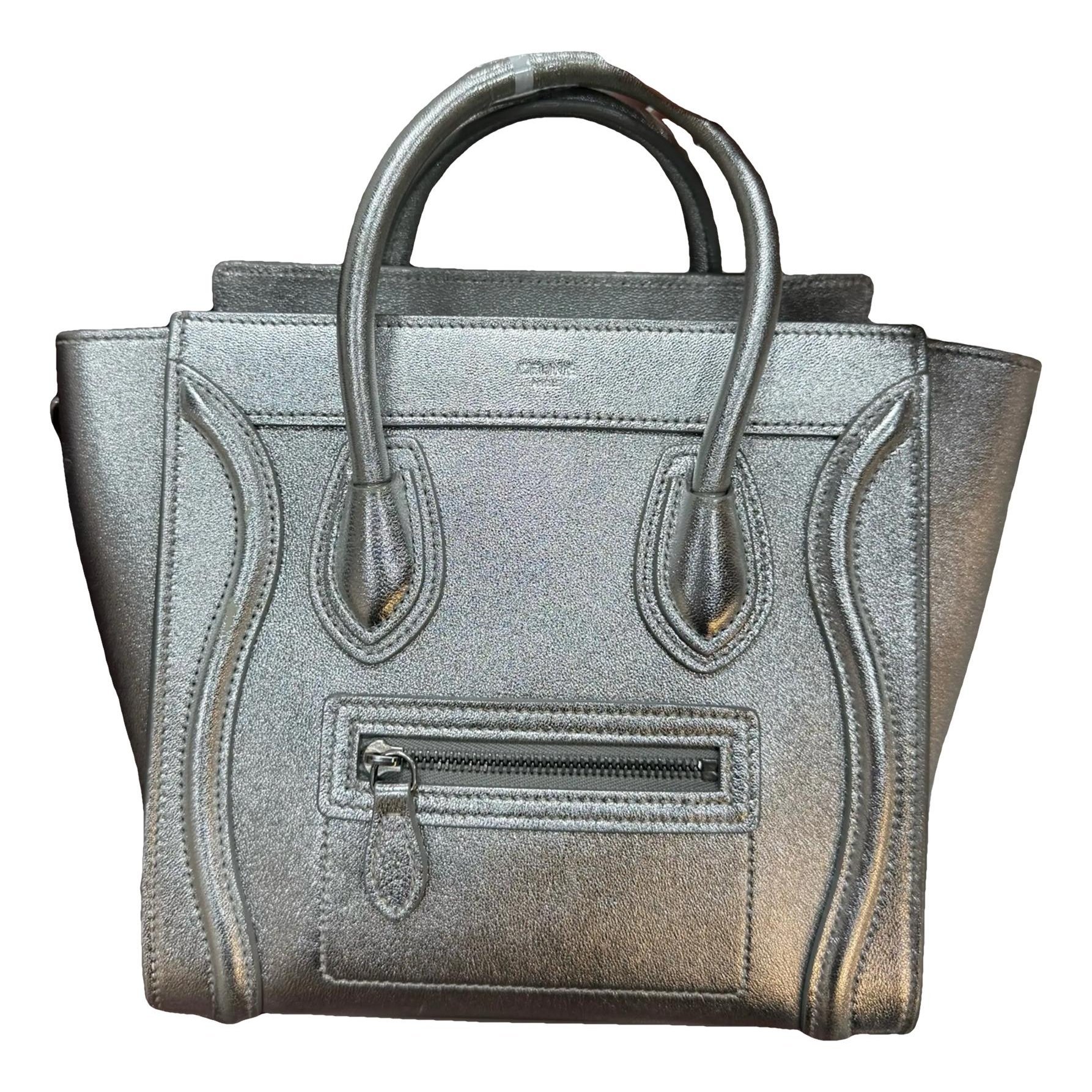 Nano Luggage leather crossbody bag