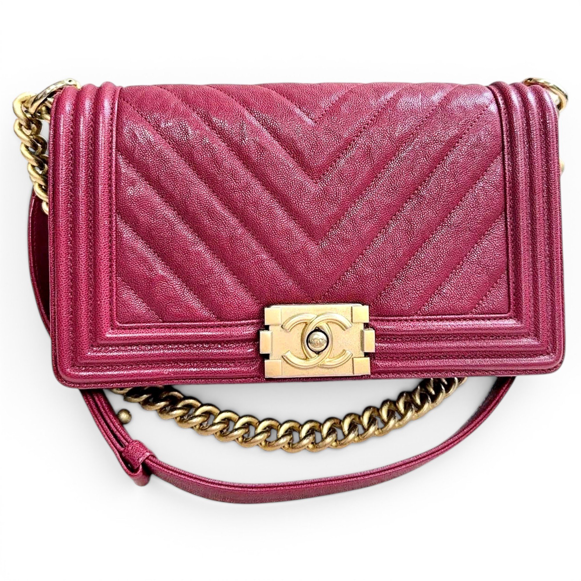 Leather handbag
