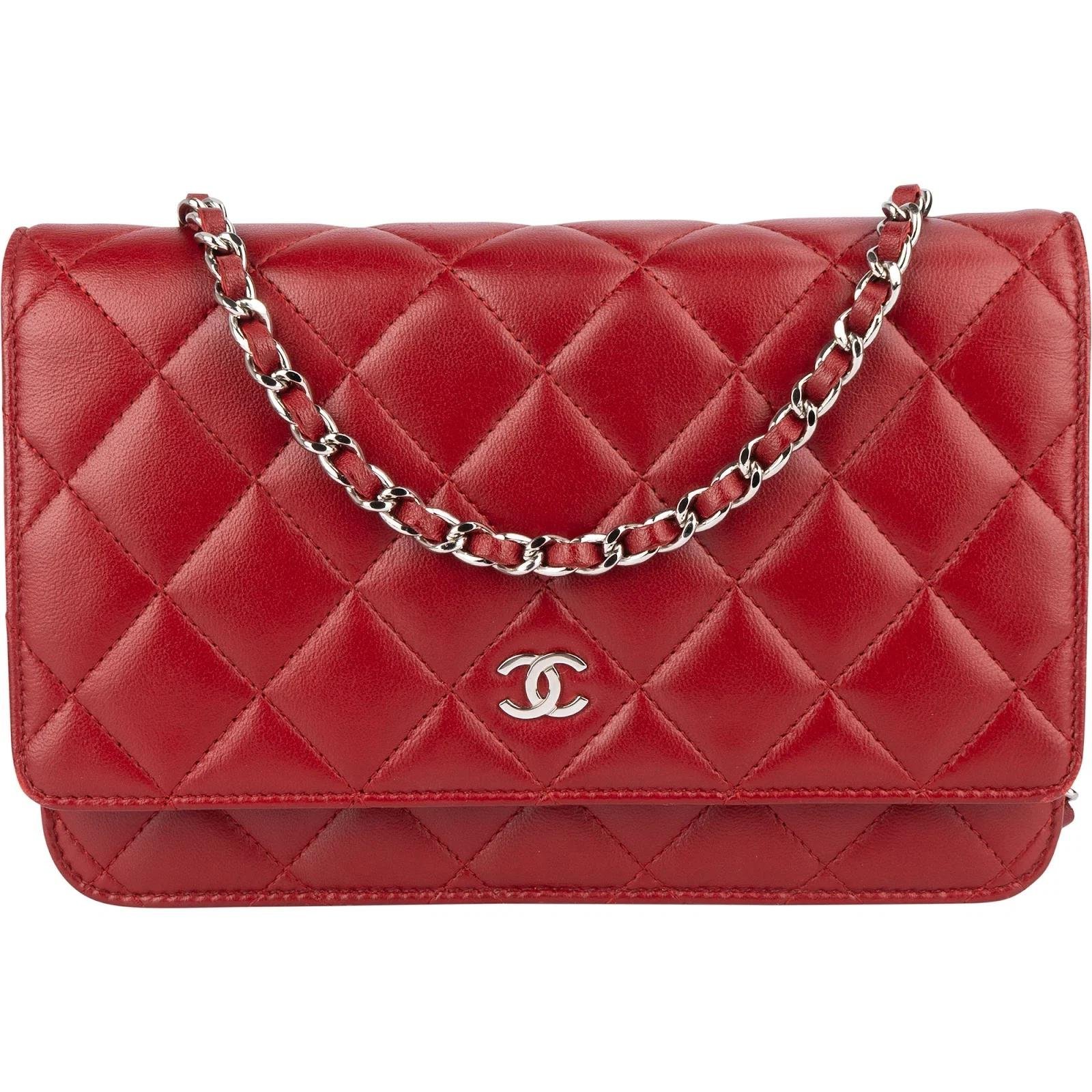 Wallet On Chain Timeless/Classique leather crossbody bag