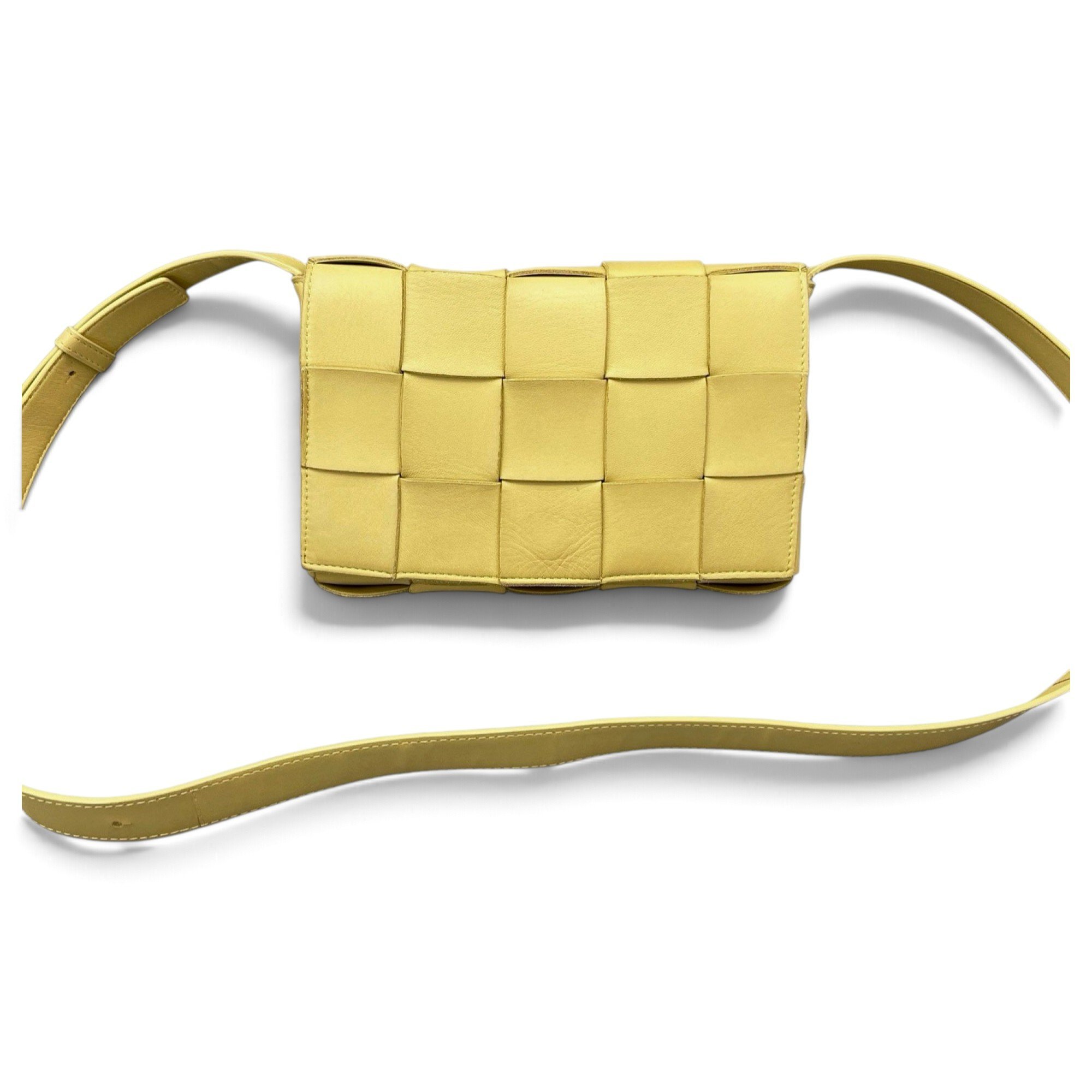 Cassette leather crossbody bag