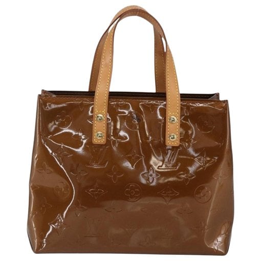 Reade patent leather handbag