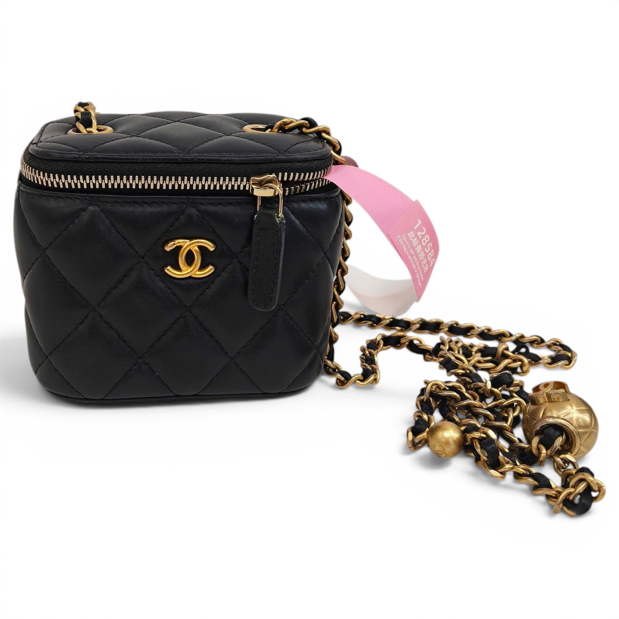 Vanity leather mini bag