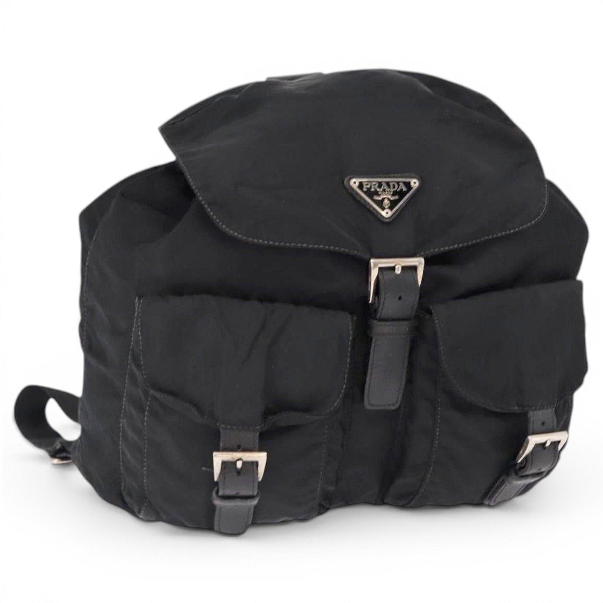 Leather backpack