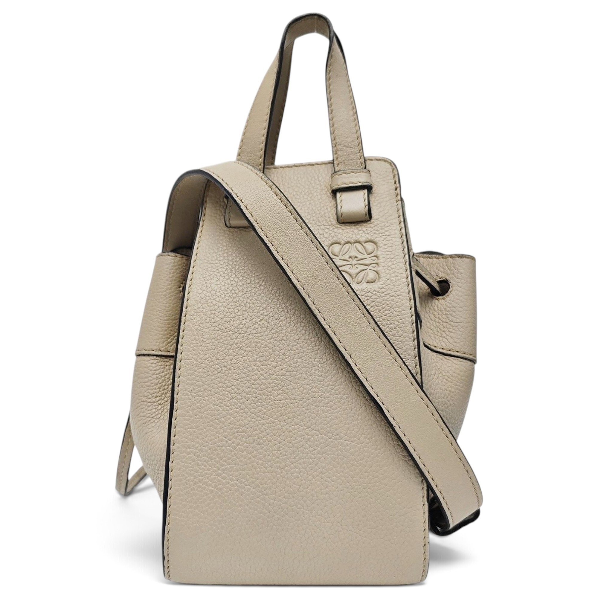 Hammock leather handbag