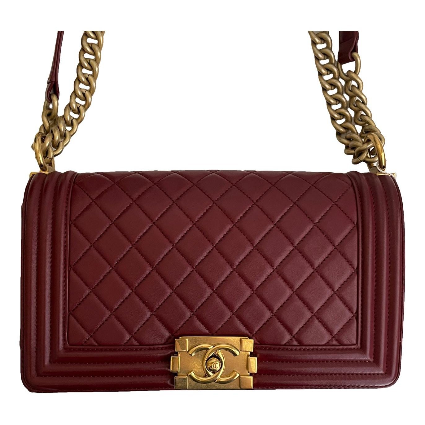 Boy leather crossbody bag