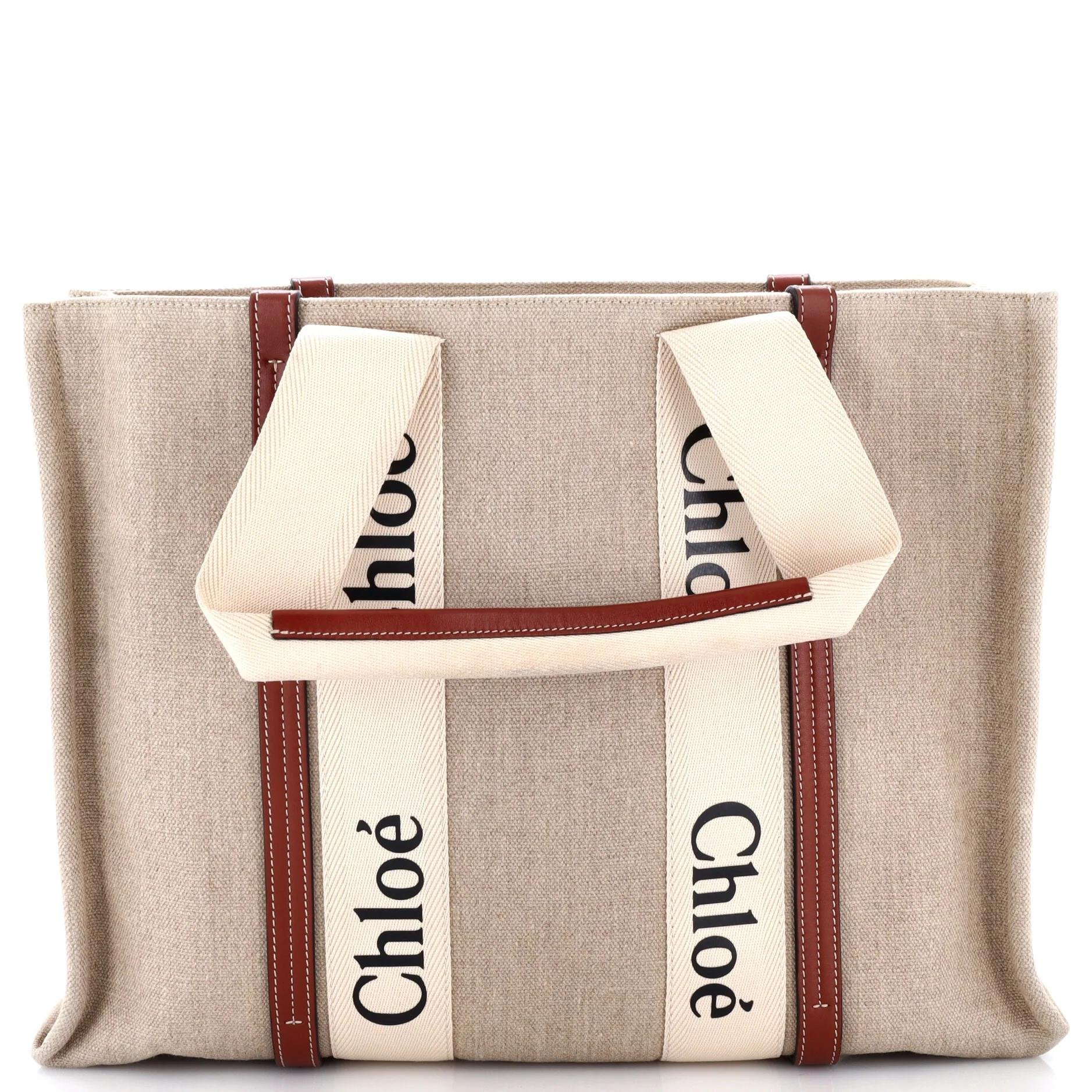 Leather tote