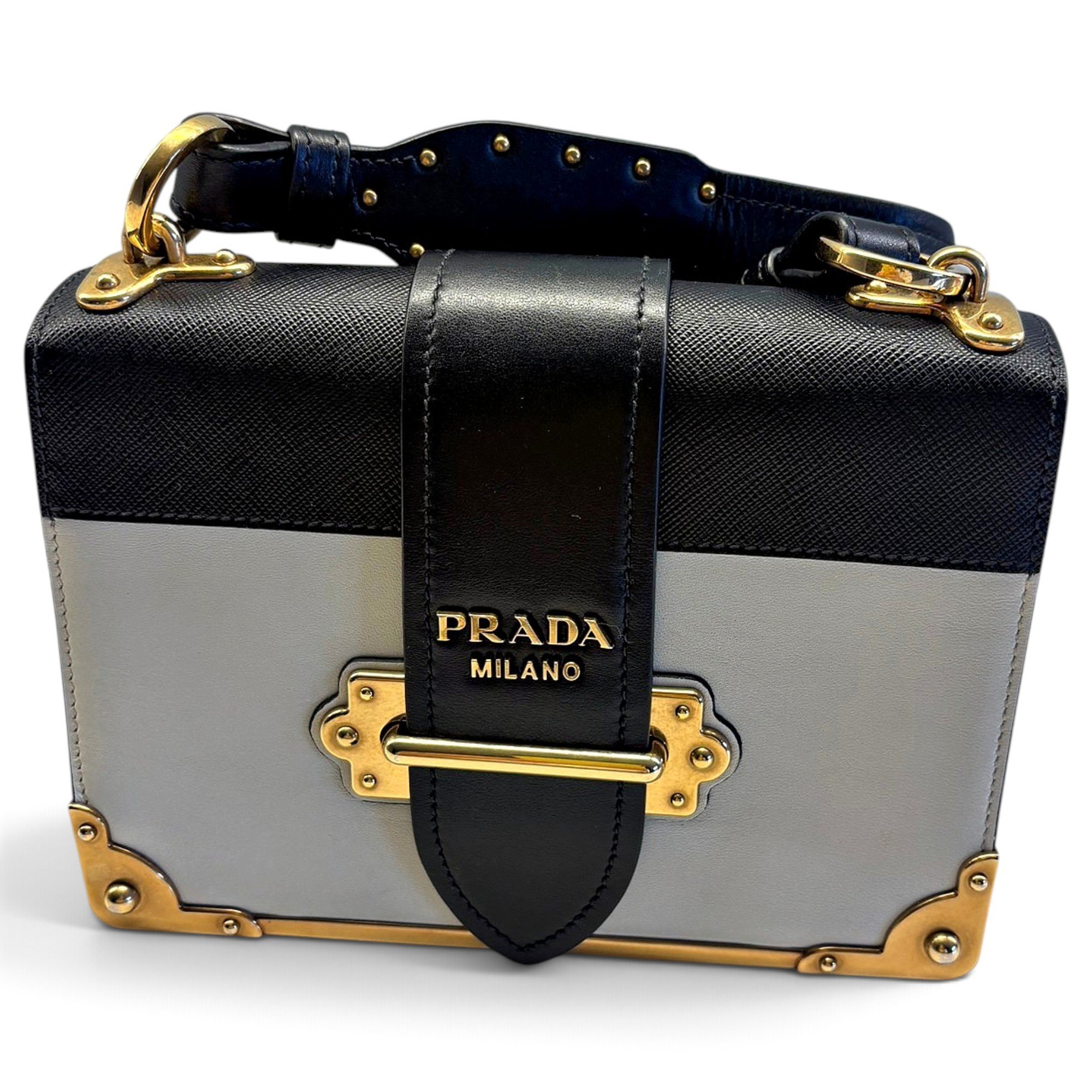 Cahier leather crossbody bag