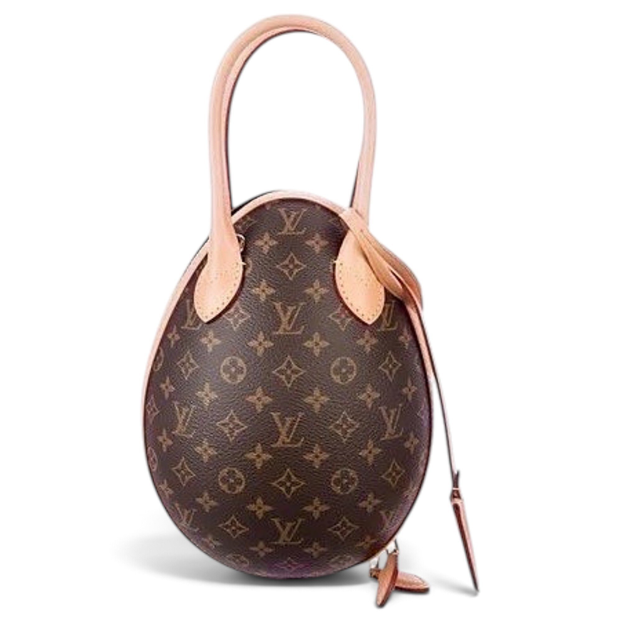 Egg bag leather crossbody bag