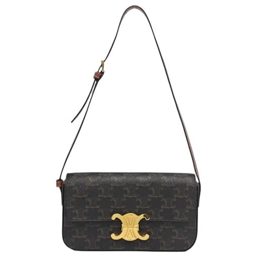 Triomphe leather handbag