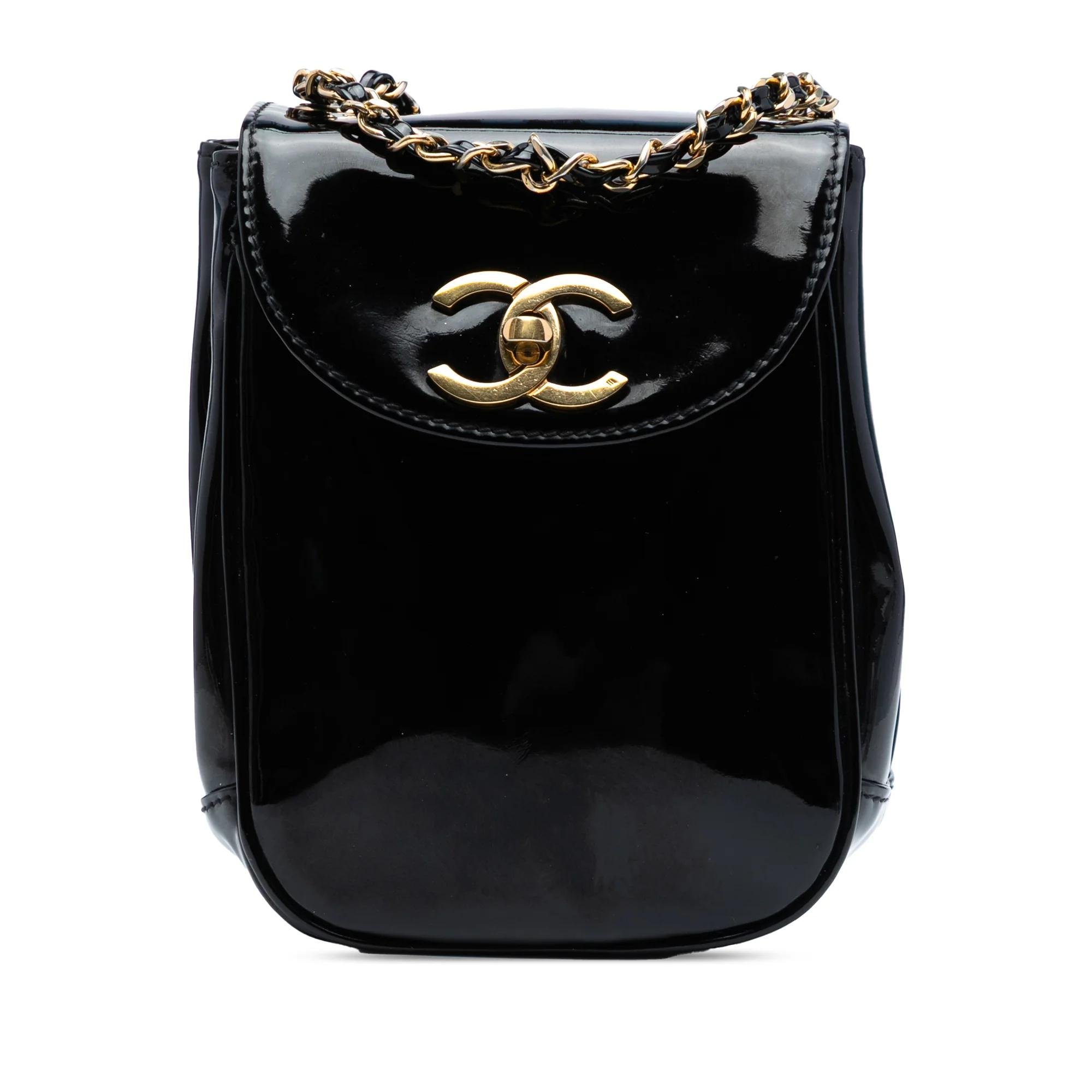 Wallet On Chain Boy Half Flap leather handbag