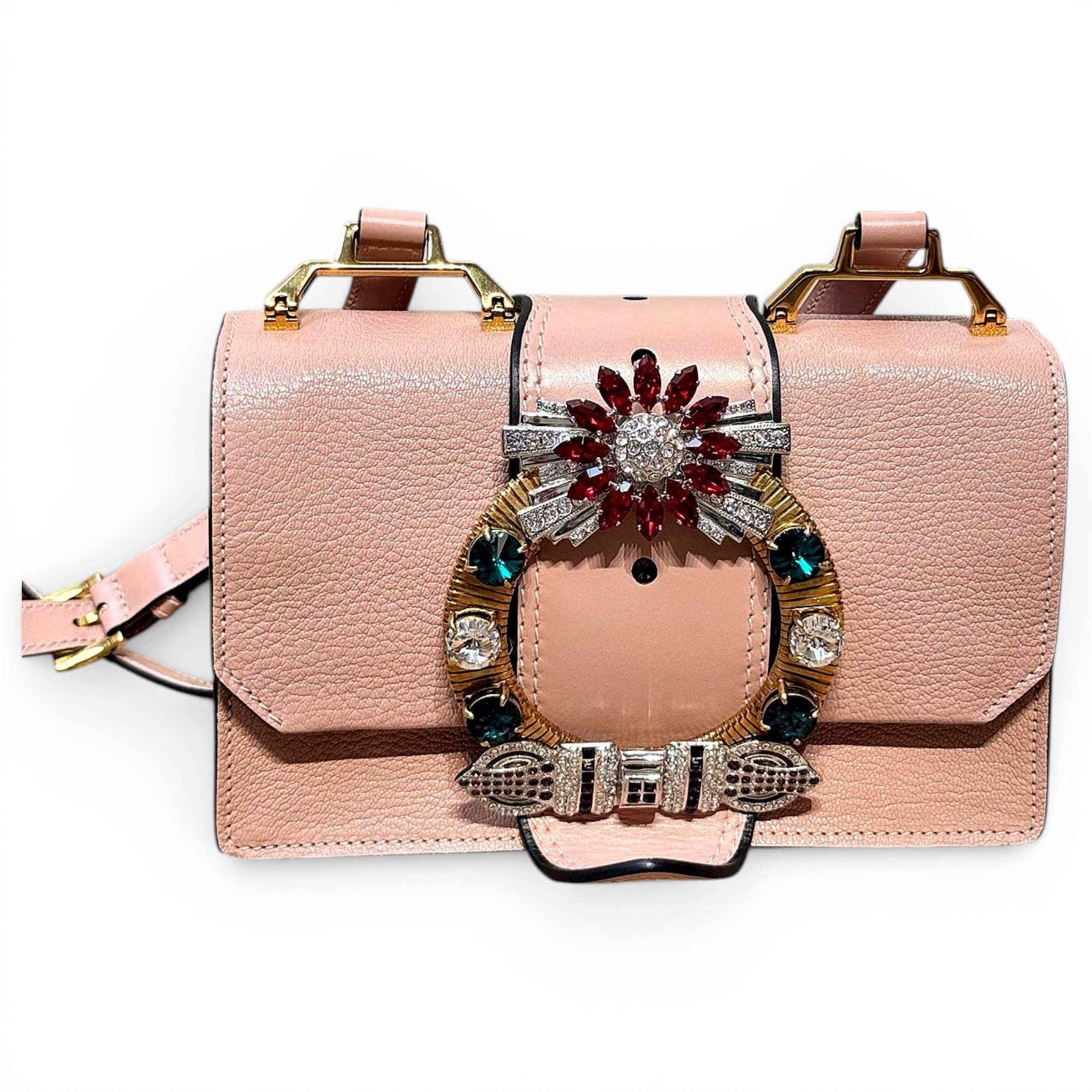Miu Lady leather handbag