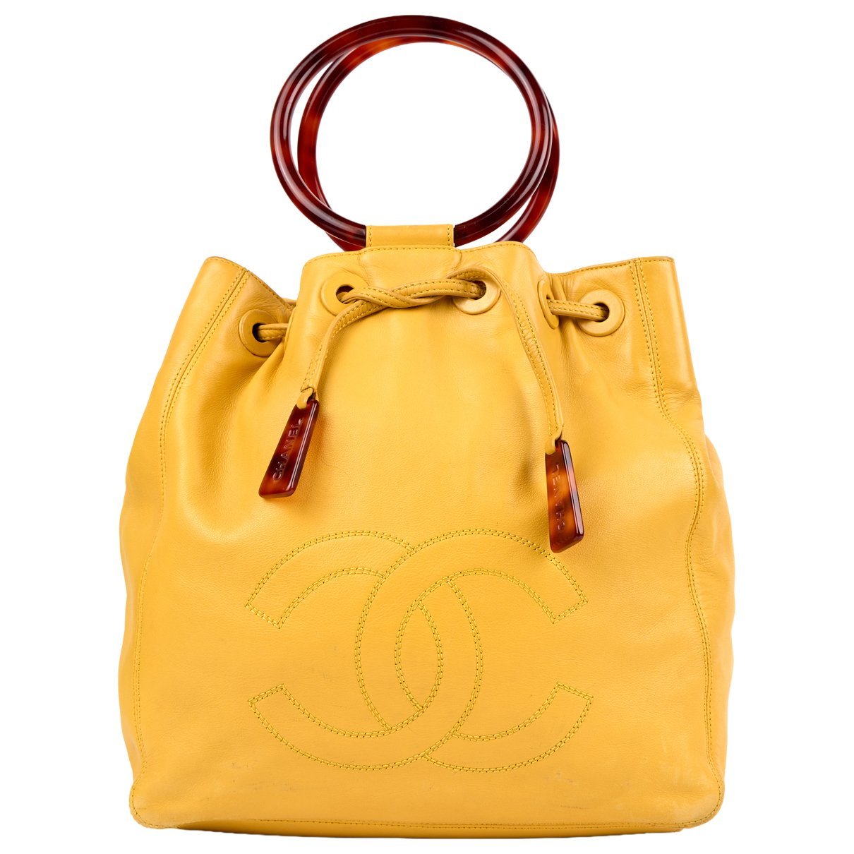 Leather tote