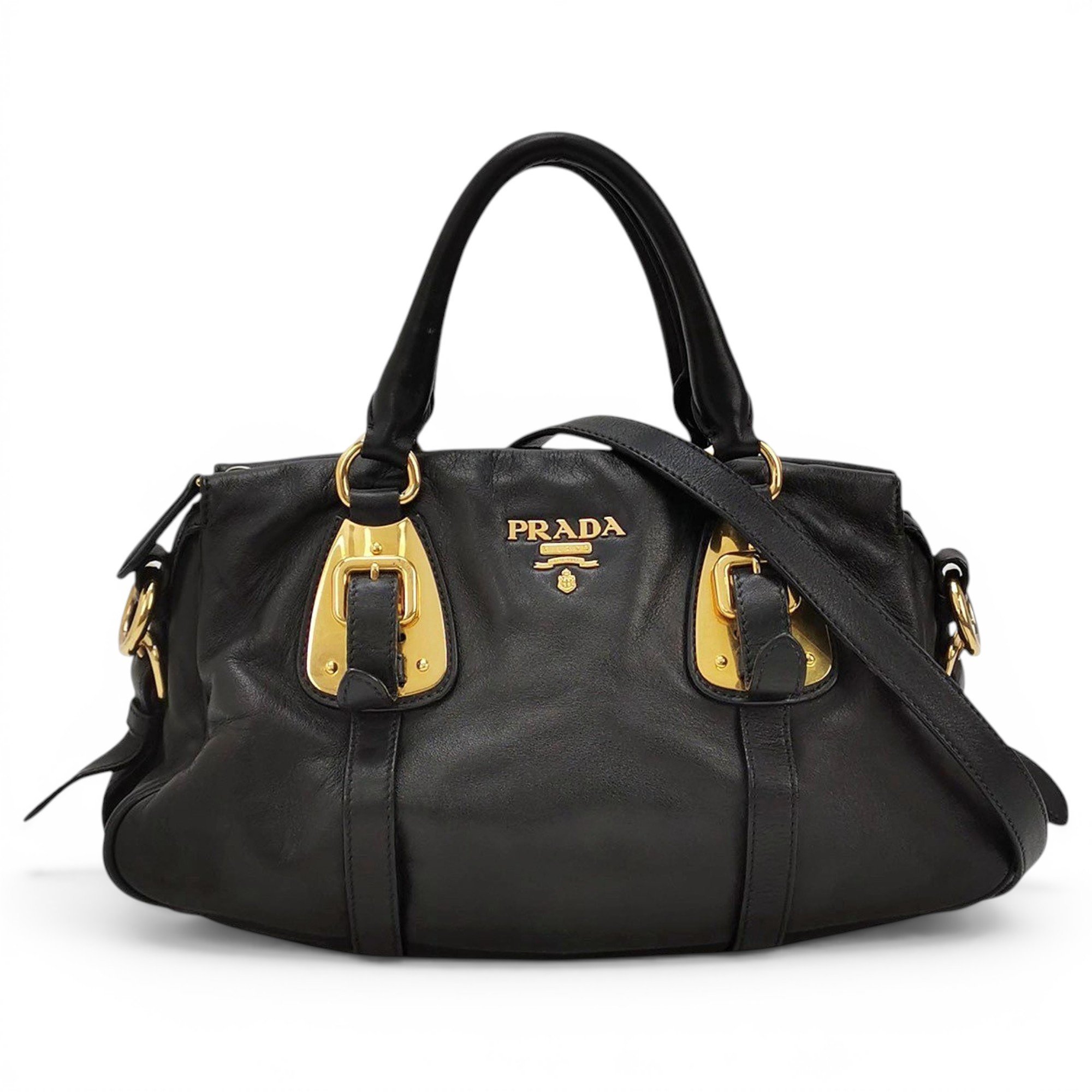 Leather handbag