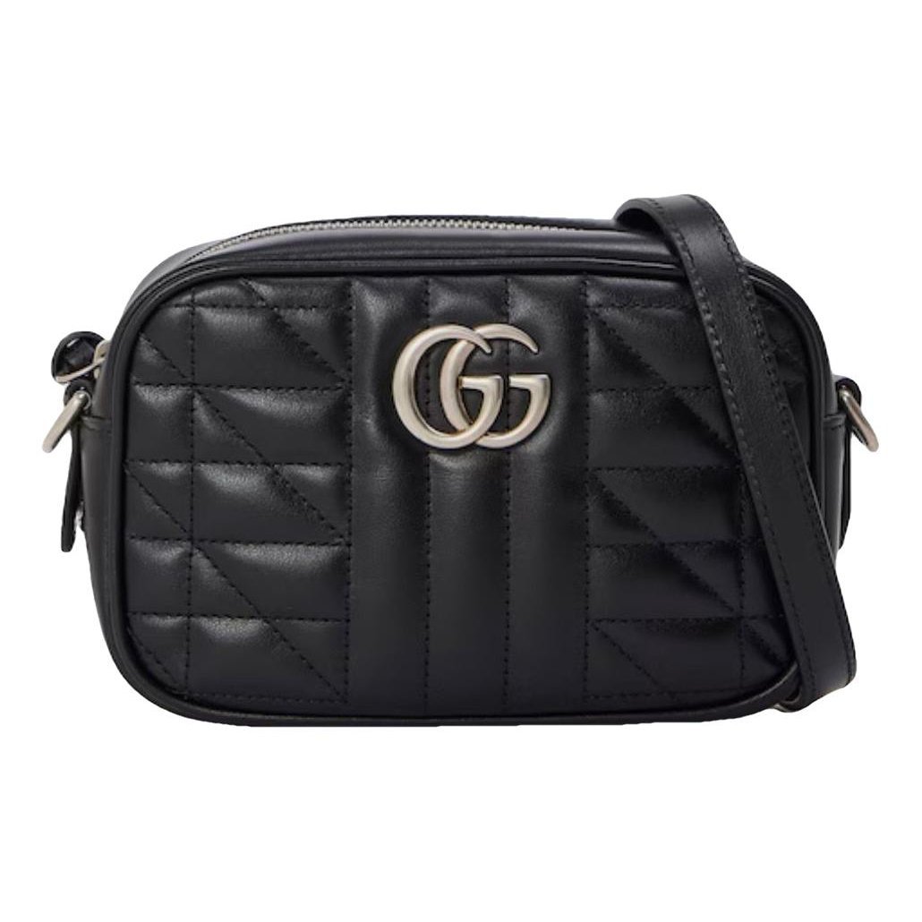 GG Marmont Triple zip leather crossbody bag