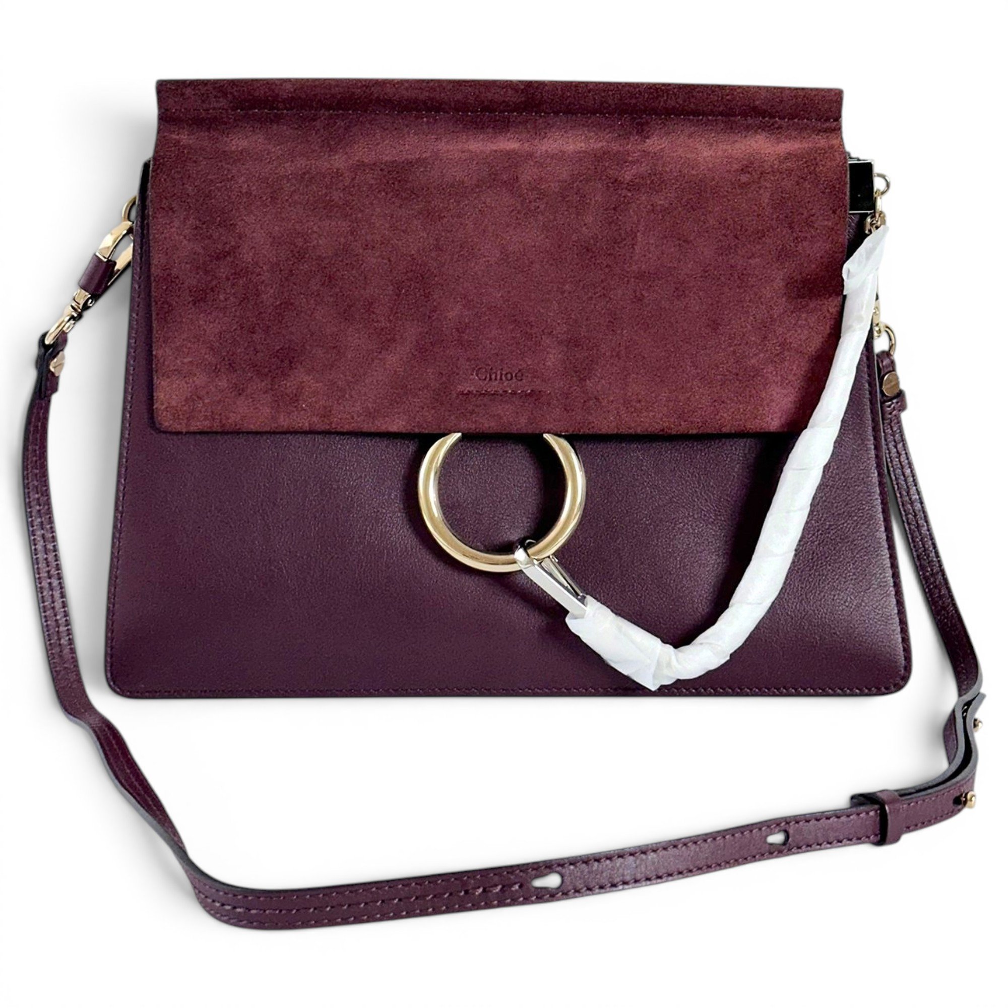 Faye leather crossbody bag
