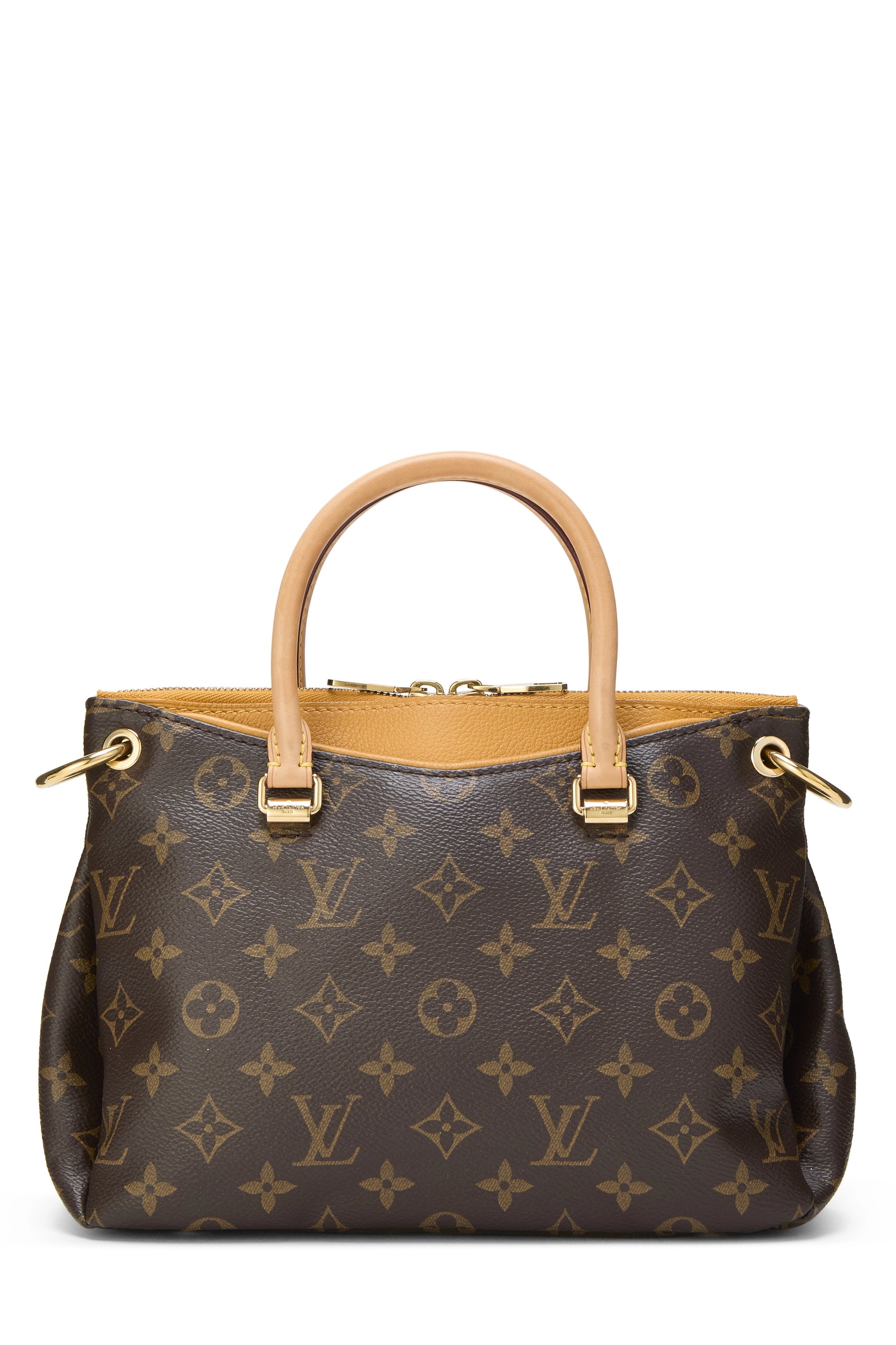 Yellow Monogram Canvas Pallas BB