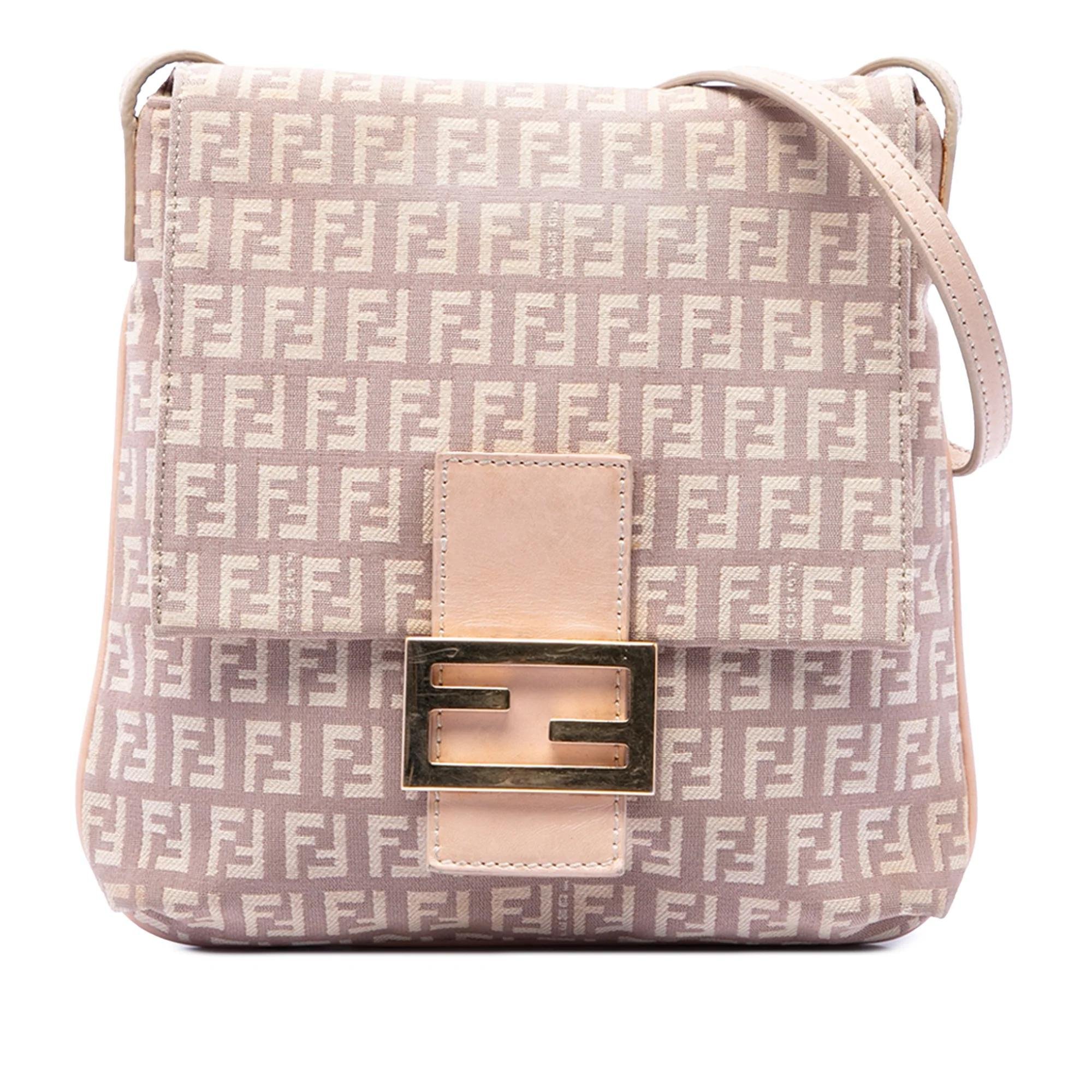 Pocket leather crossbody bag